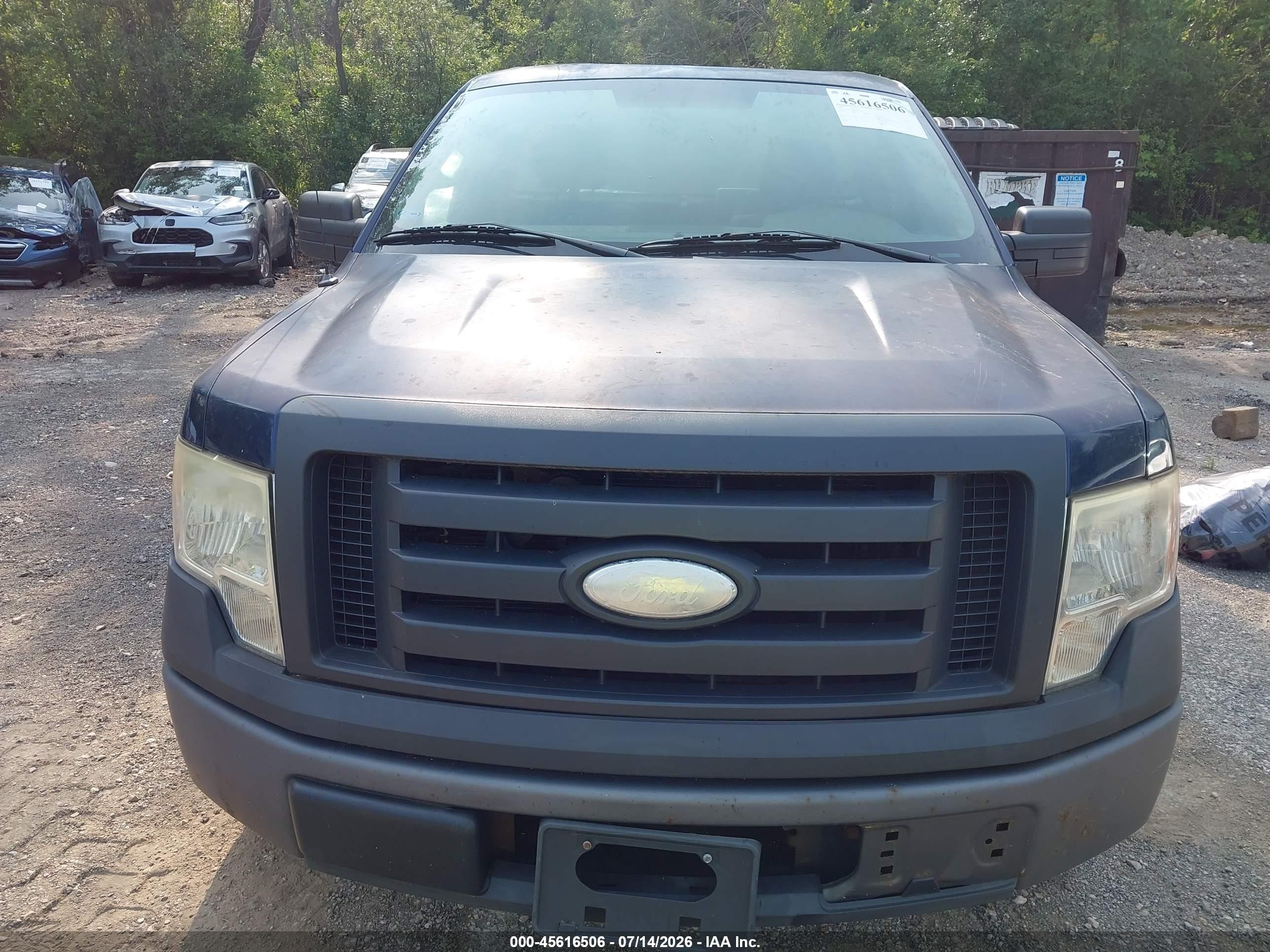 2009 Ford F-150 Xl/xl W/midbox Prep/xlt/xlt W/midbox Prep Blue vin: 1FTRF12879KA83720
