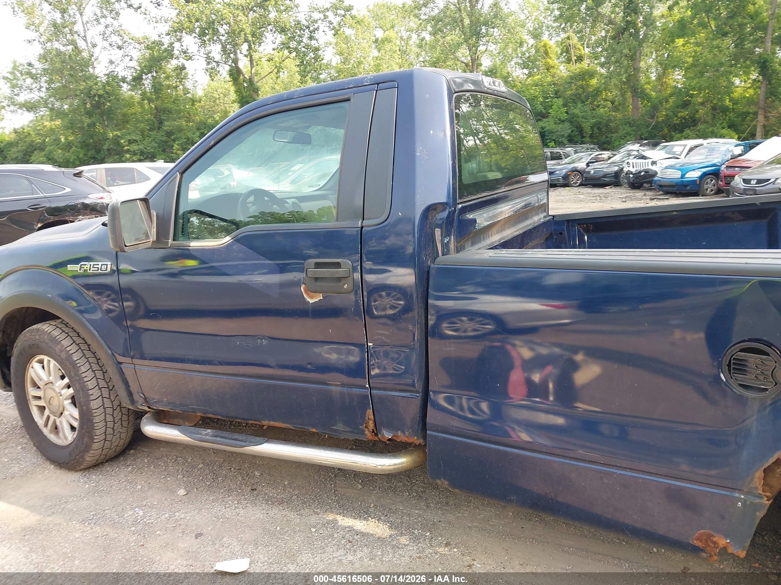 2009 Ford F-150 Xl/xl W/midbox Prep/xlt/xlt W/midbox Prep Blue vin: 1FTRF12879KA83720