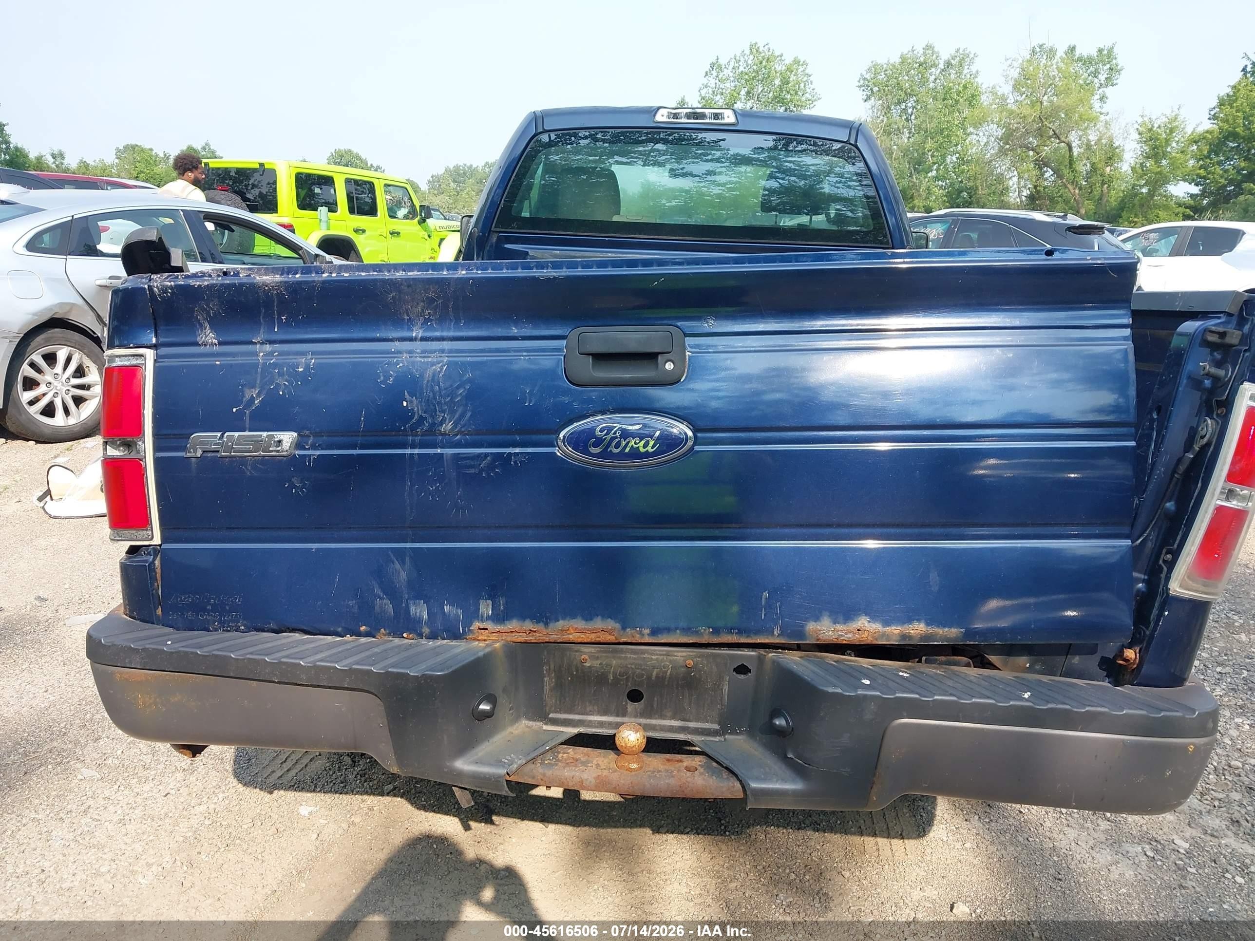 2009 Ford F-150 Xl/xl W/midbox Prep/xlt/xlt W/midbox Prep Blue vin: 1FTRF12879KA83720