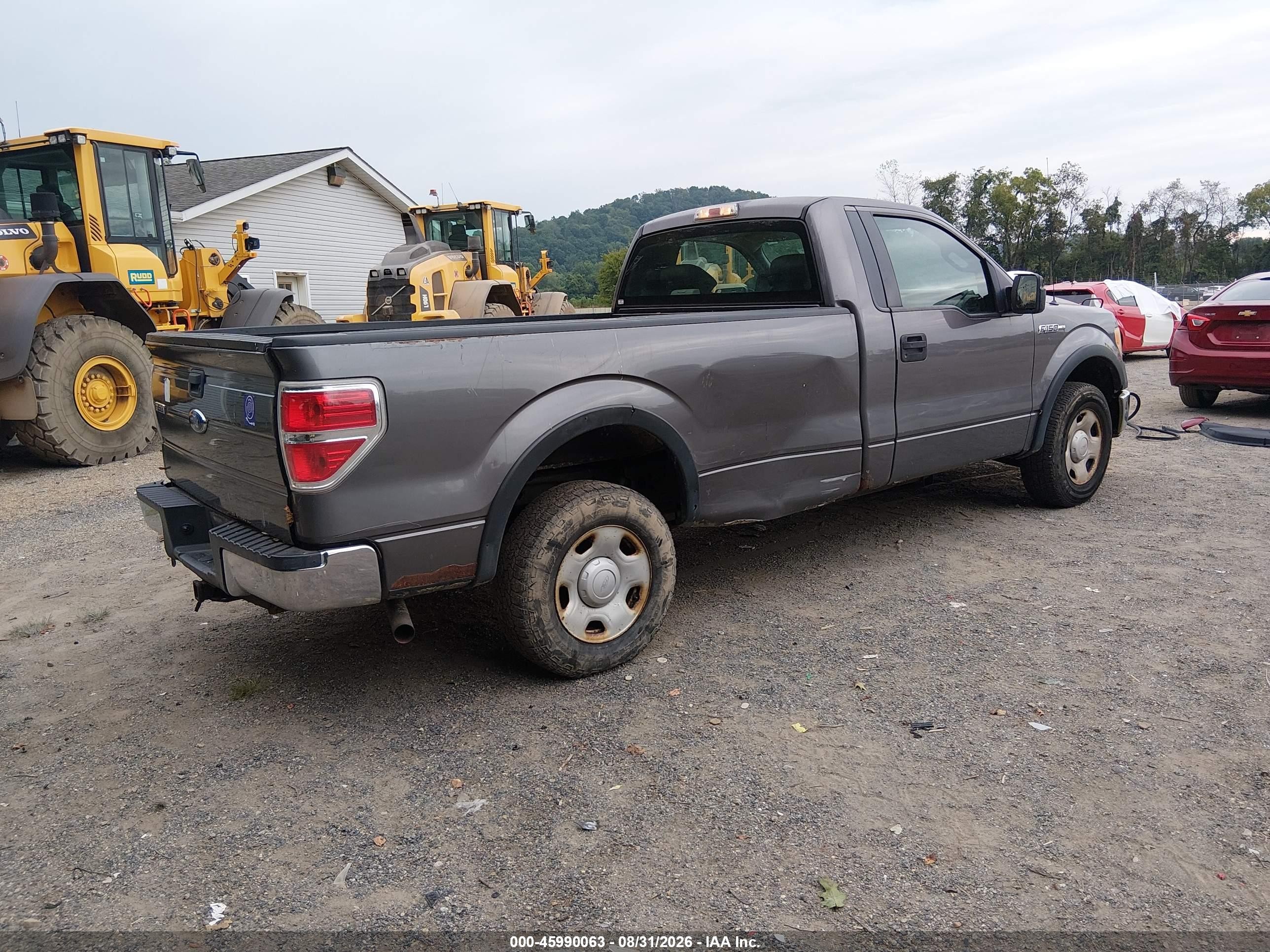 2009 Ford F-150 Xl/xlt Gray vin: 1FTRF12889KB25084