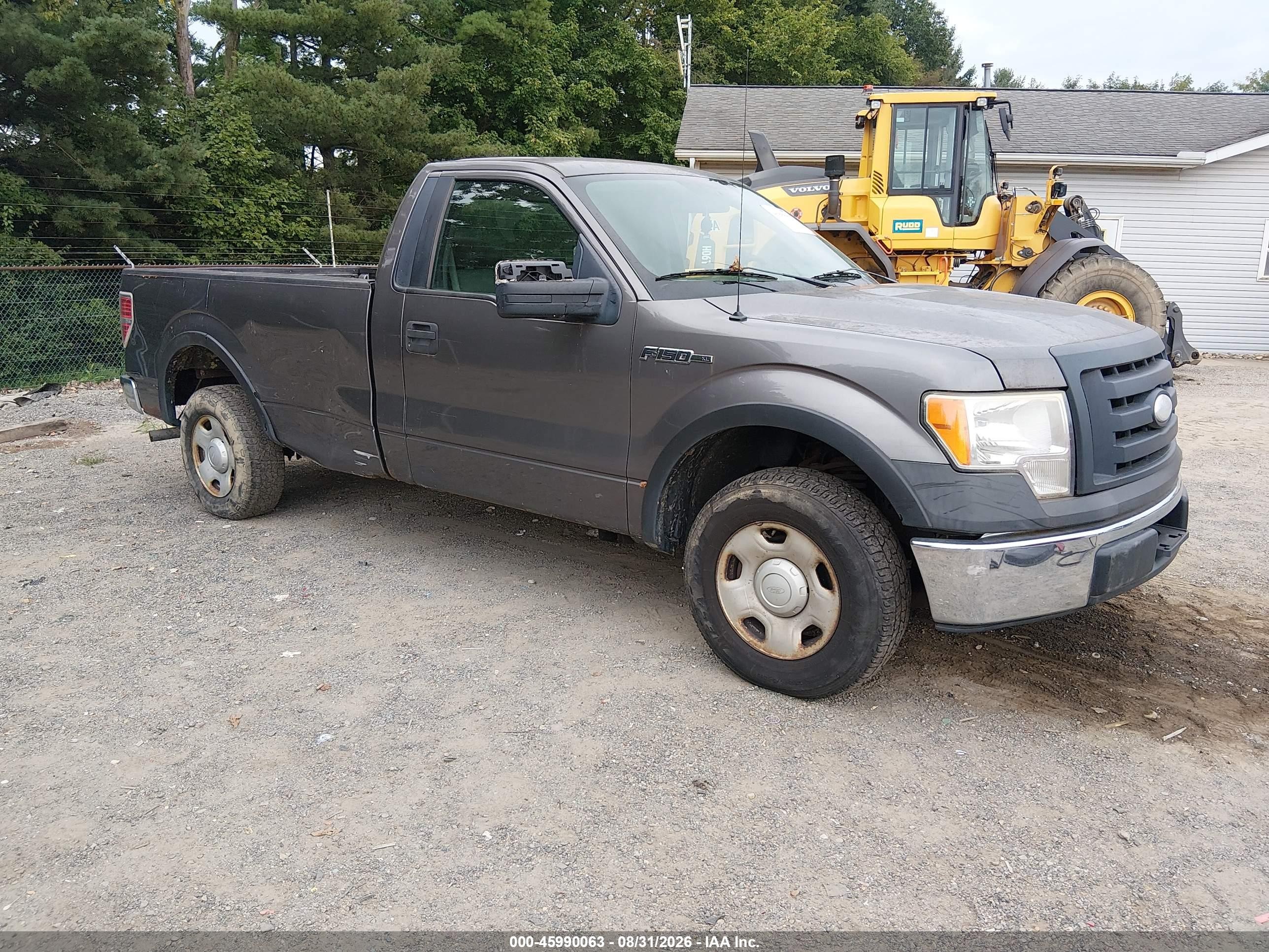 2009 Ford F-150 Xl/xlt Gray vin: 1FTRF12889KB25084