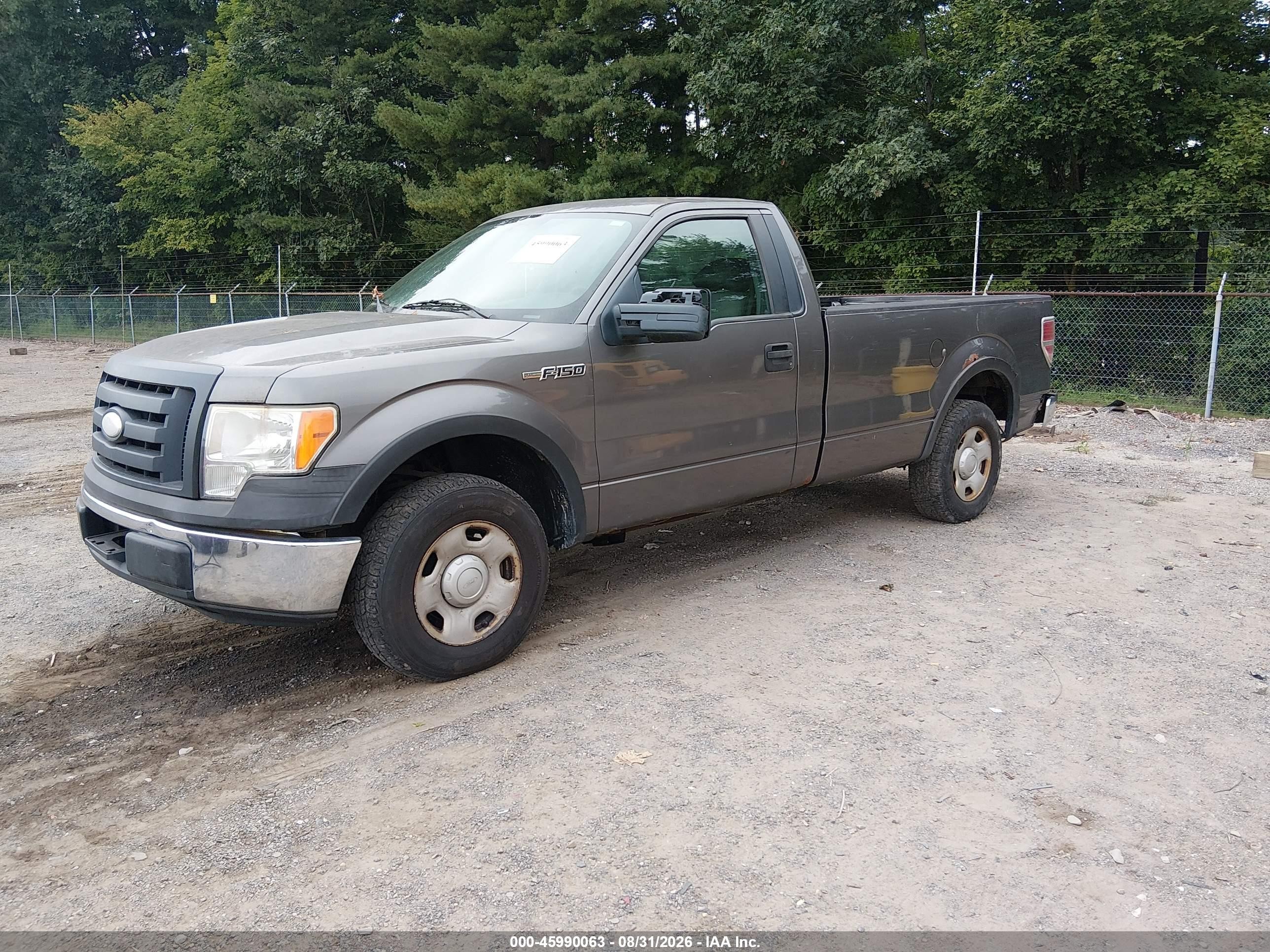 2009 Ford F-150 Xl/xlt Gray vin: 1FTRF12889KB25084