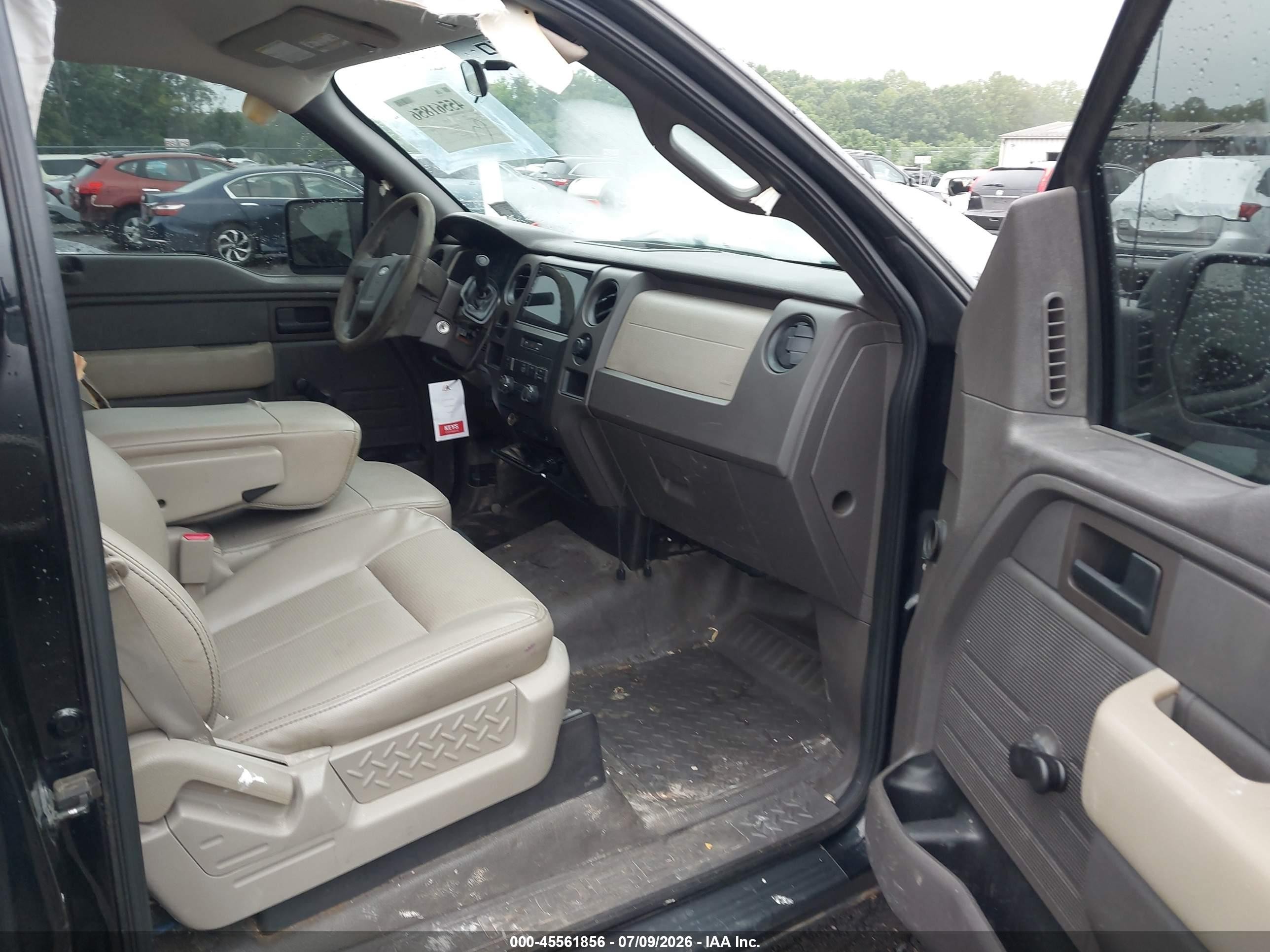 2009 Ford F-150 Xl/xl W/midbox Prep/xlt/xlt W/midbox Prep Черный vin: 1FTRF12889KB44282