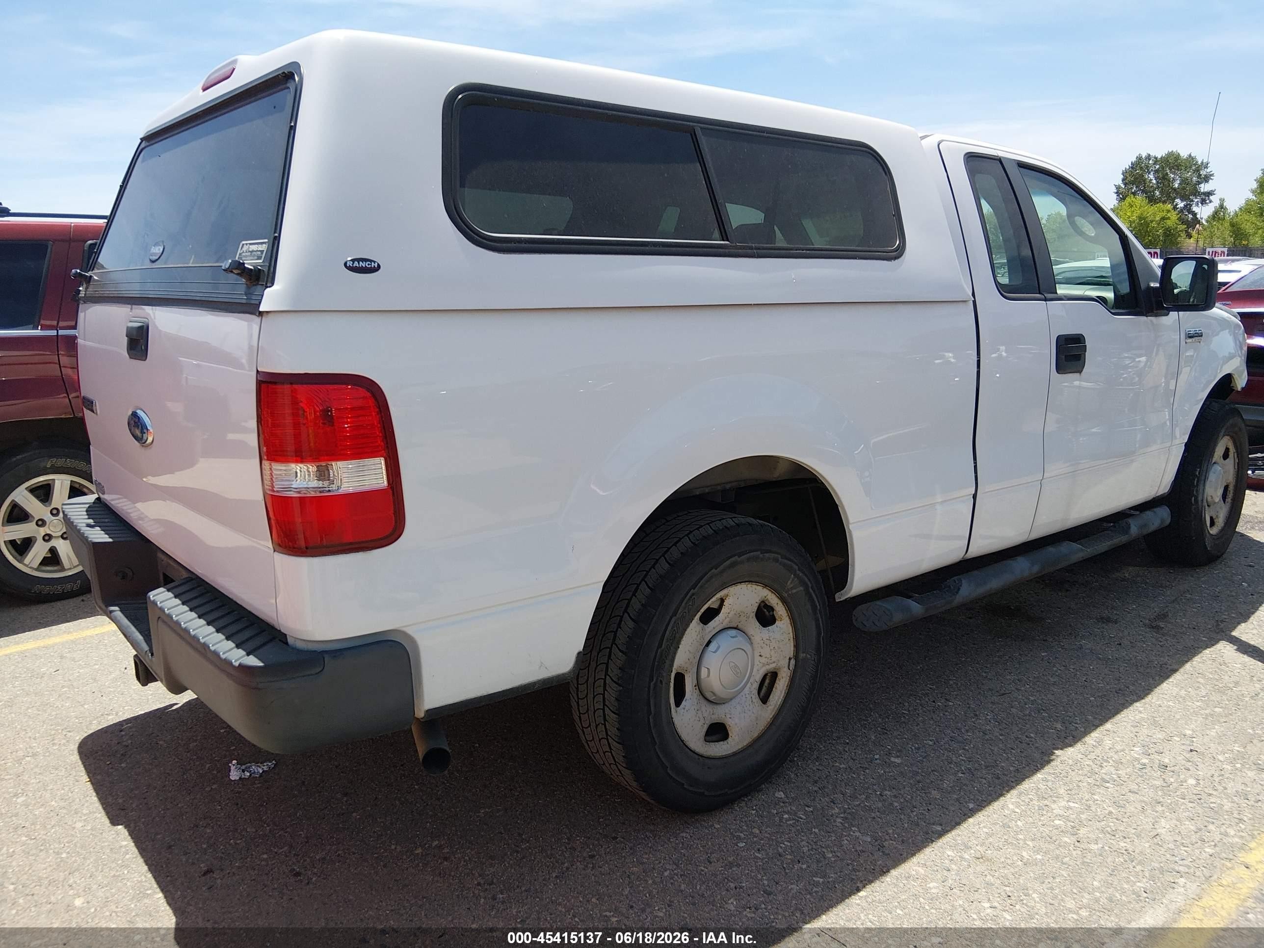 2007 Ford F-150 Stx/xl/xlt White vin: 1FTRF12V47KB92459