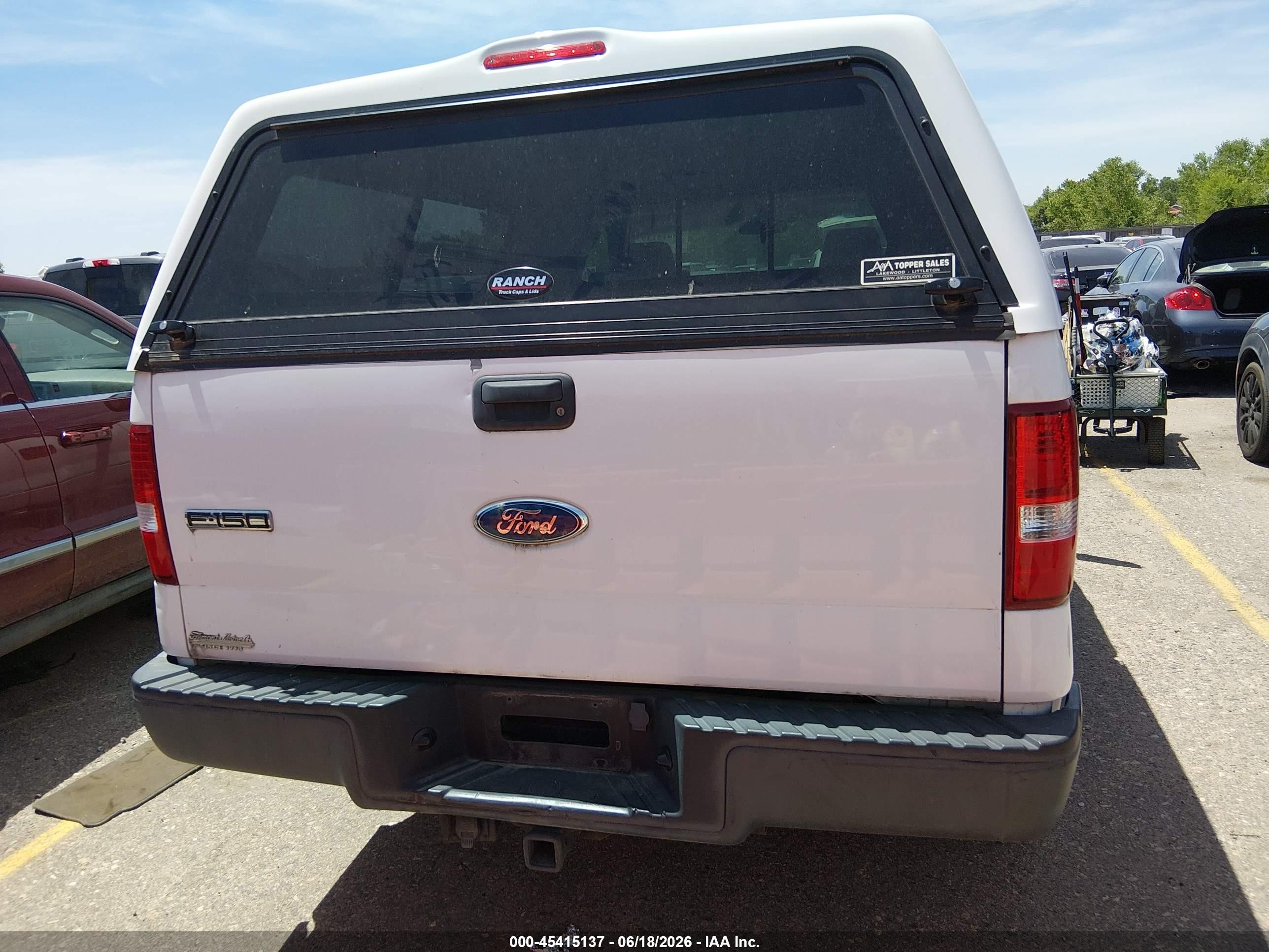 2007 Ford F-150 Stx/xl/xlt White vin: 1FTRF12V47KB92459