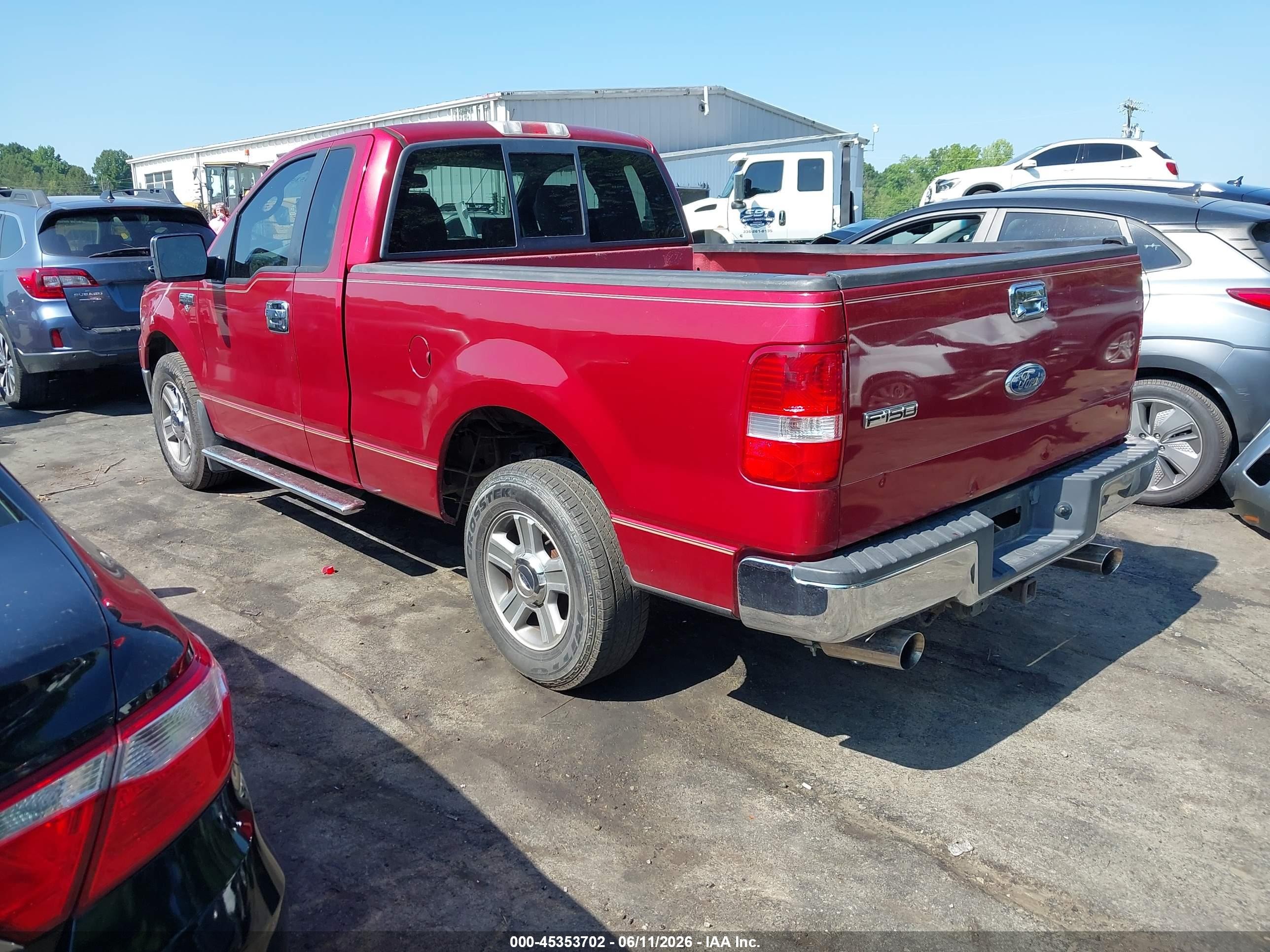 2008 Ford F-150 Fx2/stx/xl/xlt Red vin: 1FTRF12V68KC46507