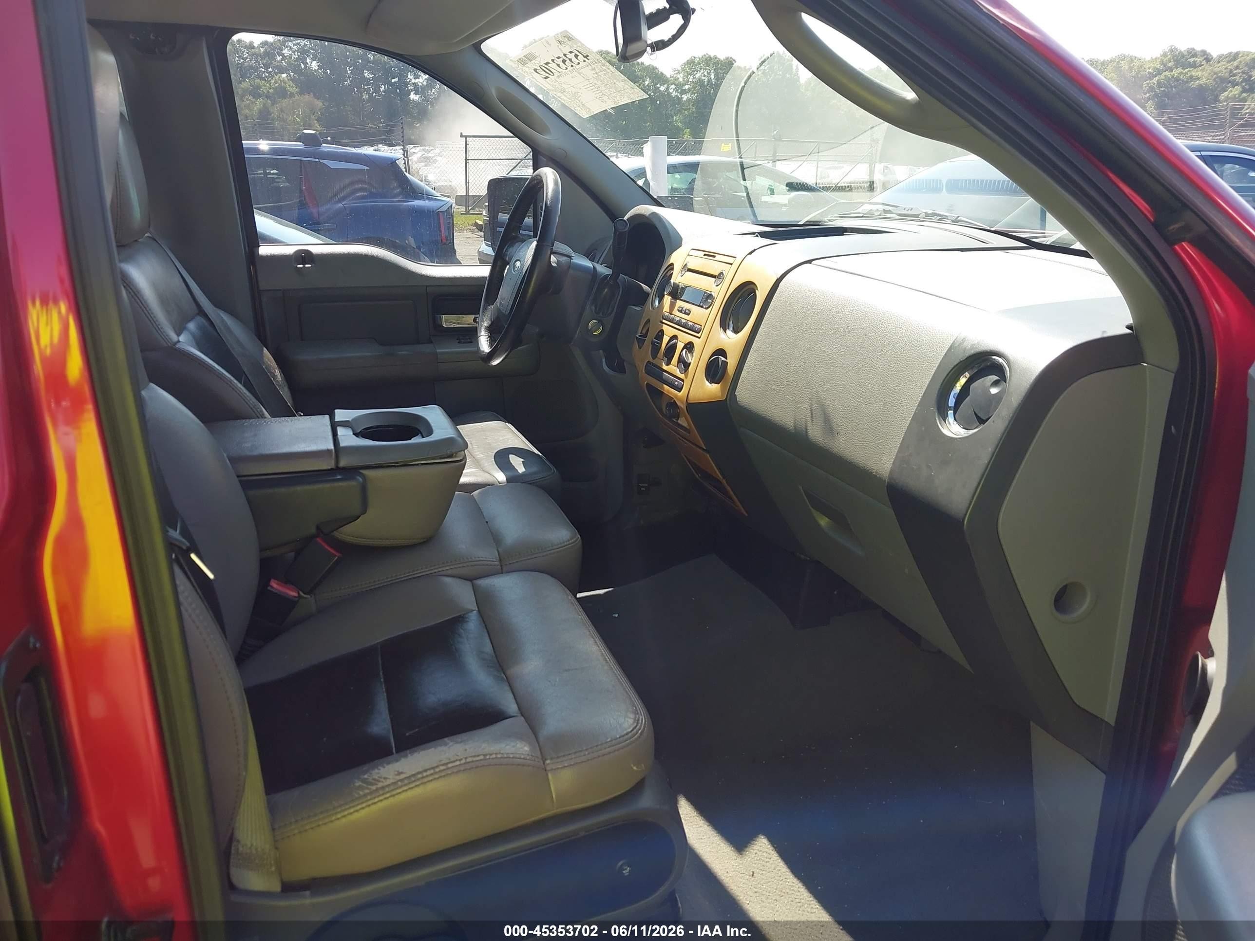 2008 Ford F-150 Fx2/stx/xl/xlt Red vin: 1FTRF12V68KC46507