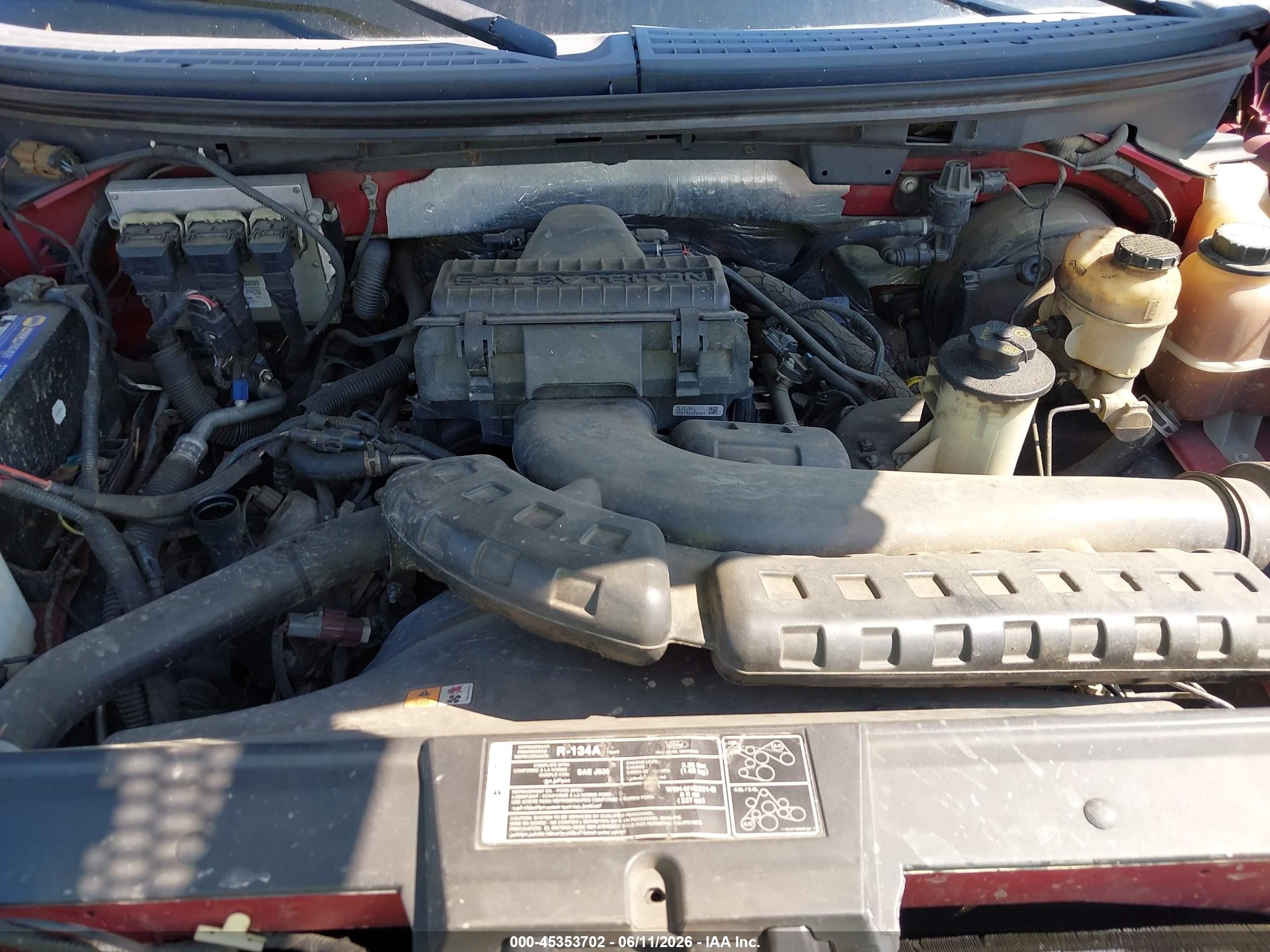 2008 Ford F-150 Fx2/stx/xl/xlt Red vin: 1FTRF12V68KC46507