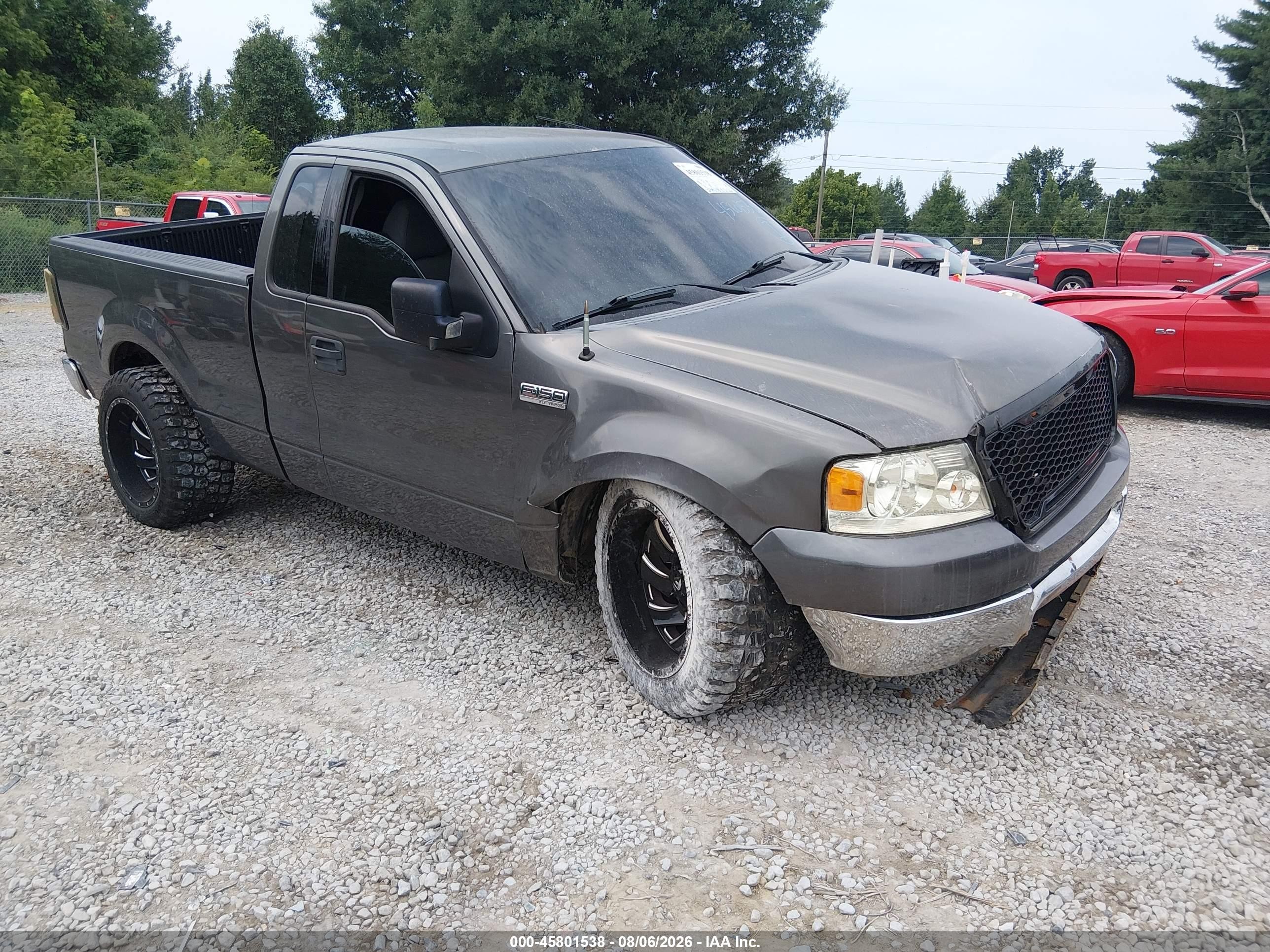 2004 Ford F-150 Stx/xl/xlt Gray vin: 1FTRF12W04NA84469