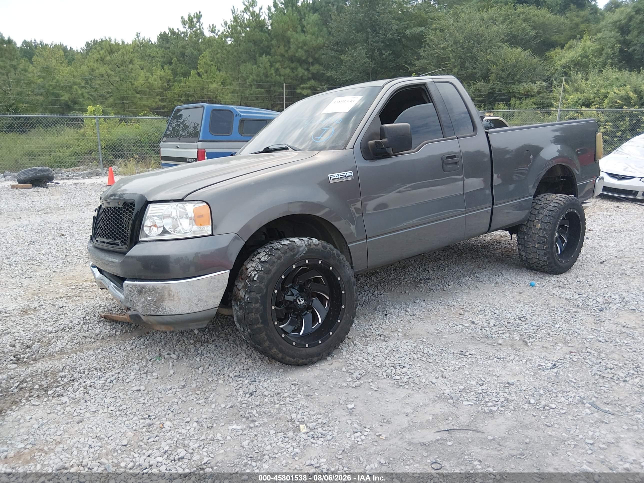 2004 Ford F-150 Stx/xl/xlt Gray vin: 1FTRF12W04NA84469
