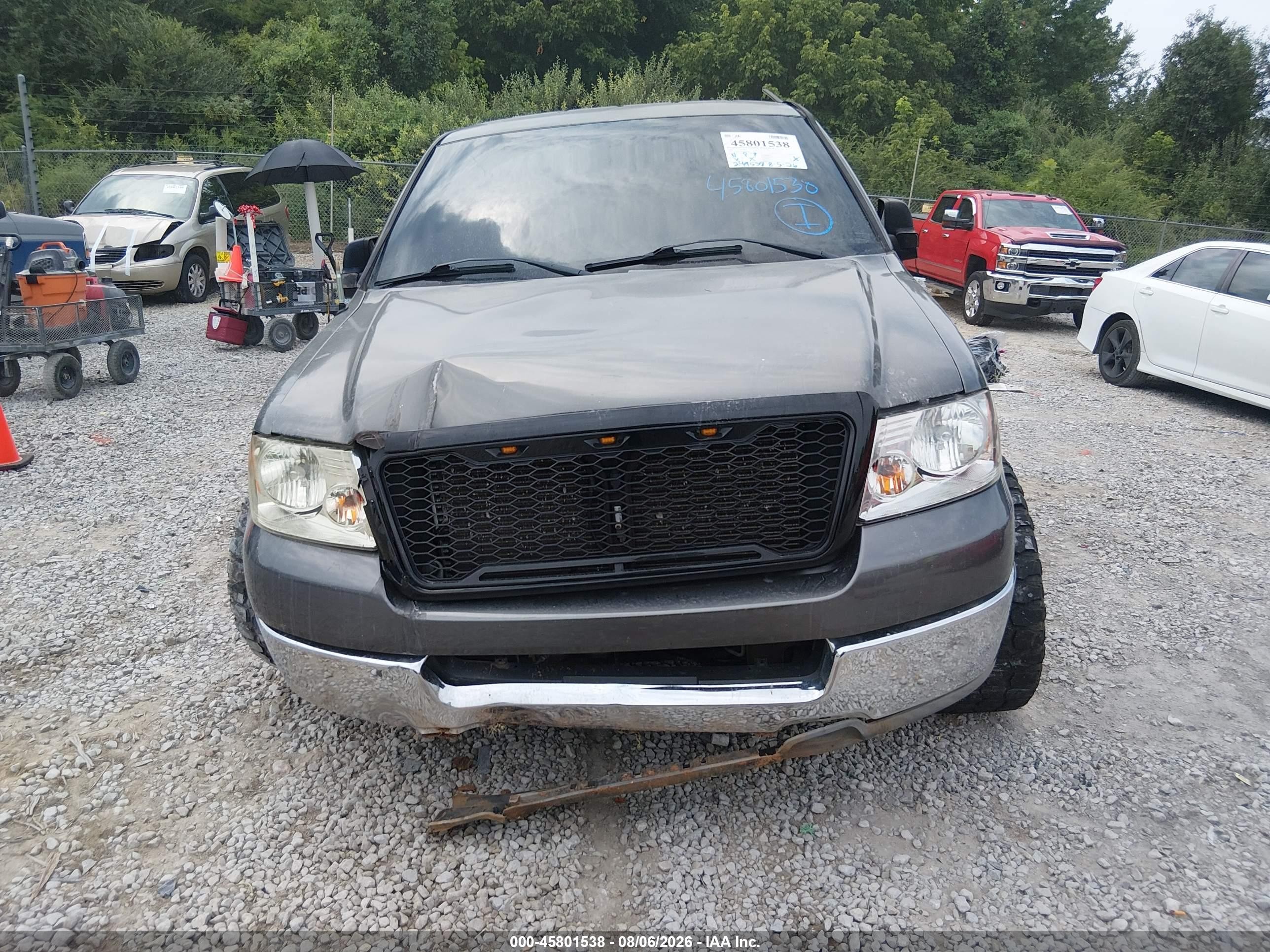 2004 Ford F-150 Stx/xl/xlt Gray vin: 1FTRF12W04NA84469