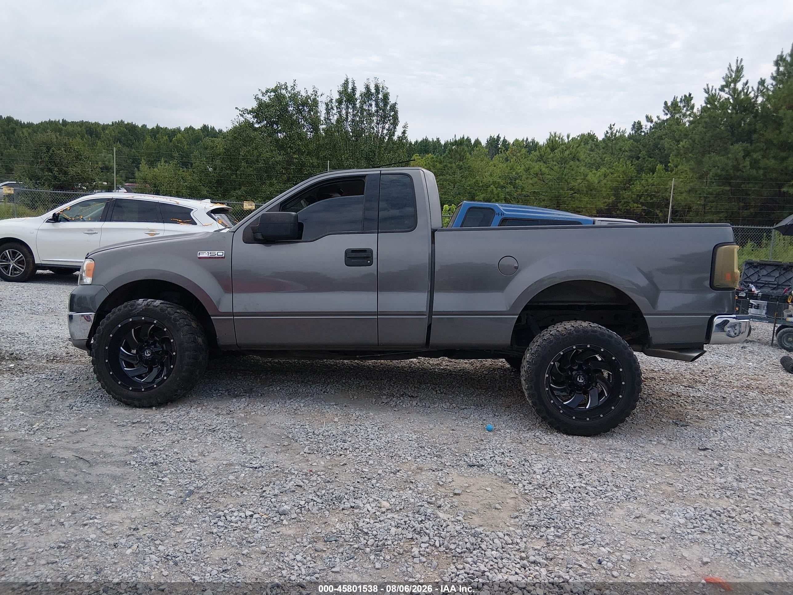 2004 Ford F-150 Stx/xl/xlt Gray vin: 1FTRF12W04NA84469