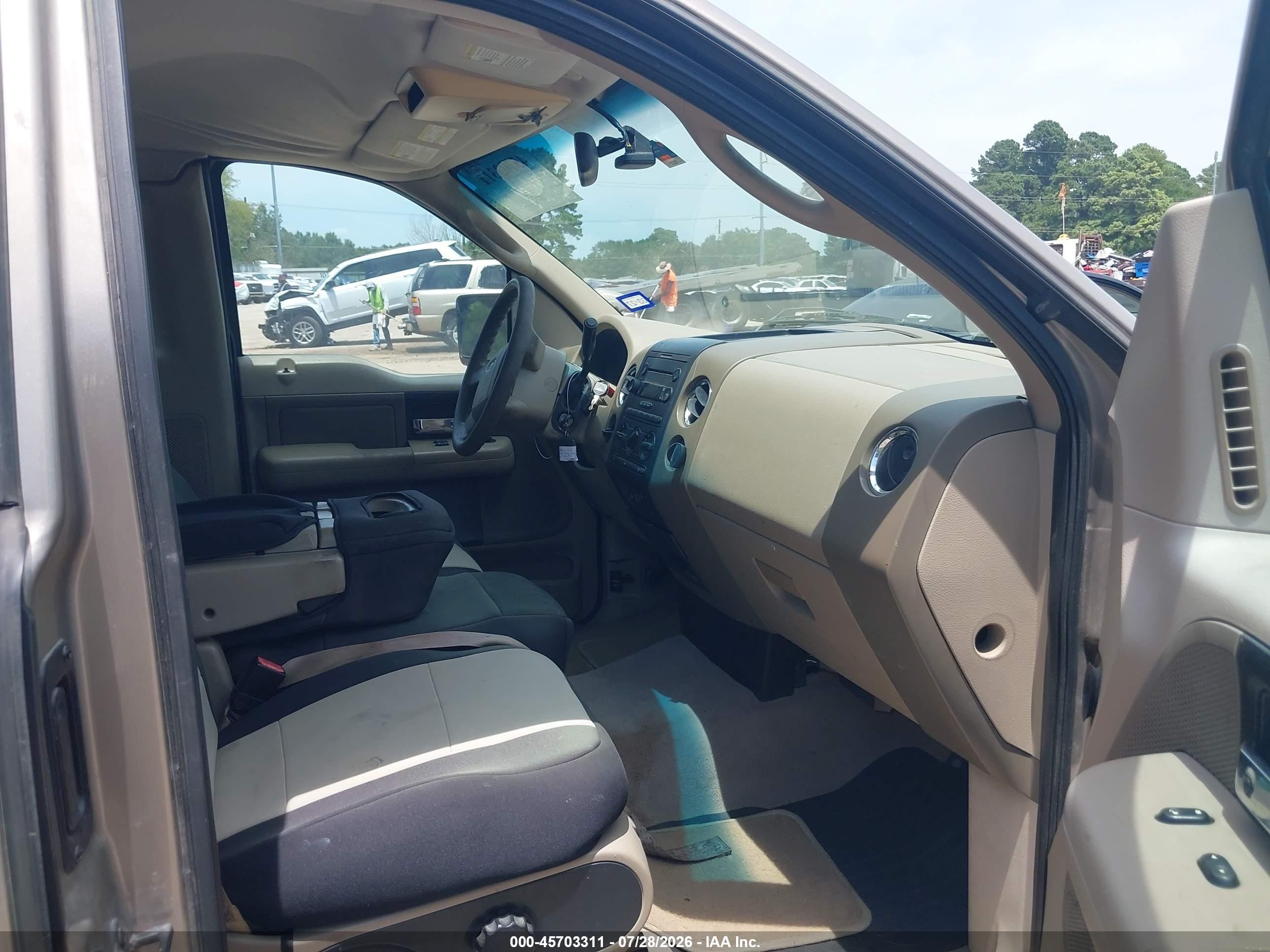 2004 Ford F-150 Stx/xl/xlt Champagne vin: 1FTRF12W04NB12500
