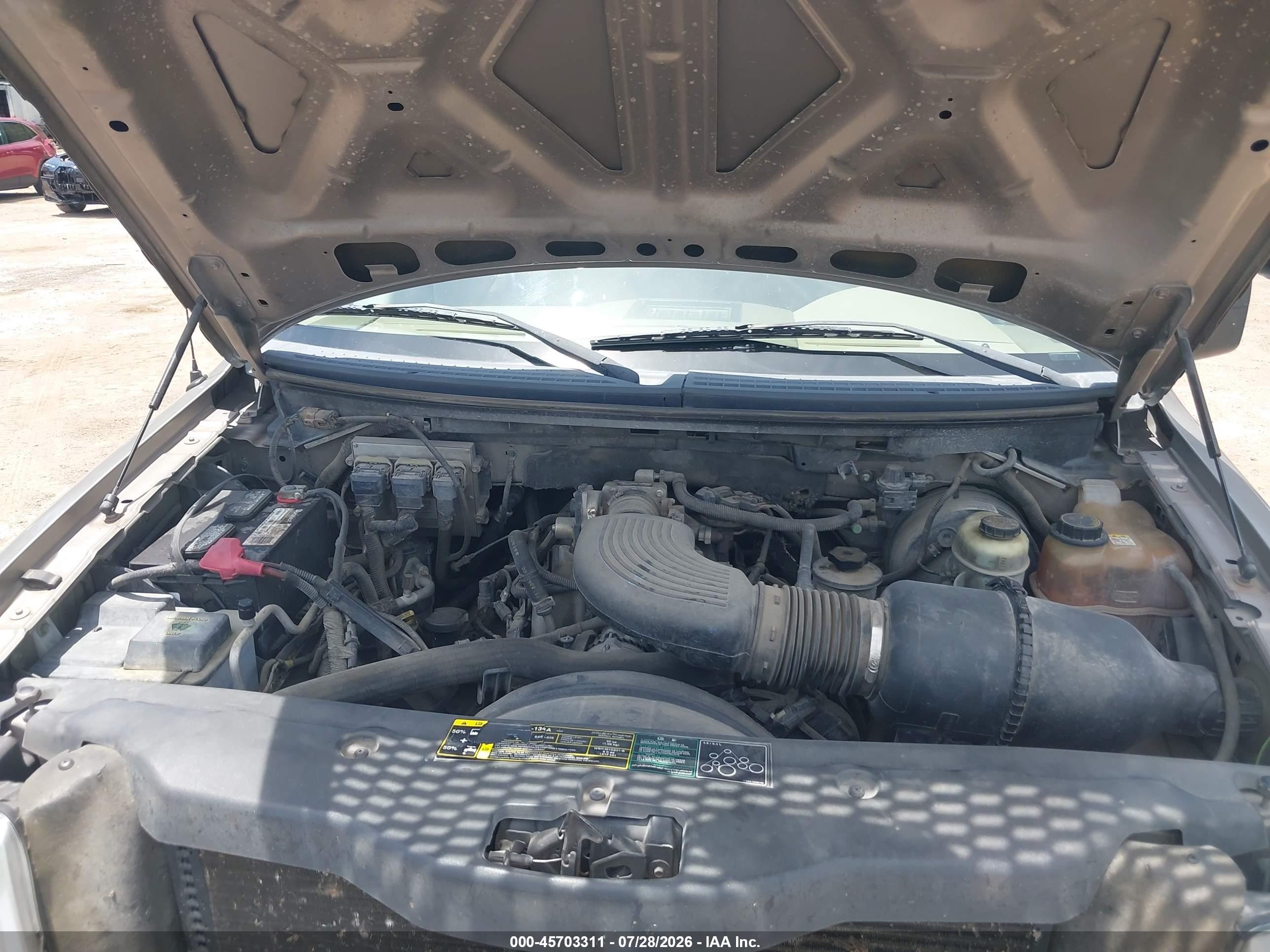 2004 Ford F-150 Stx/xl/xlt Champagne vin: 1FTRF12W04NB12500