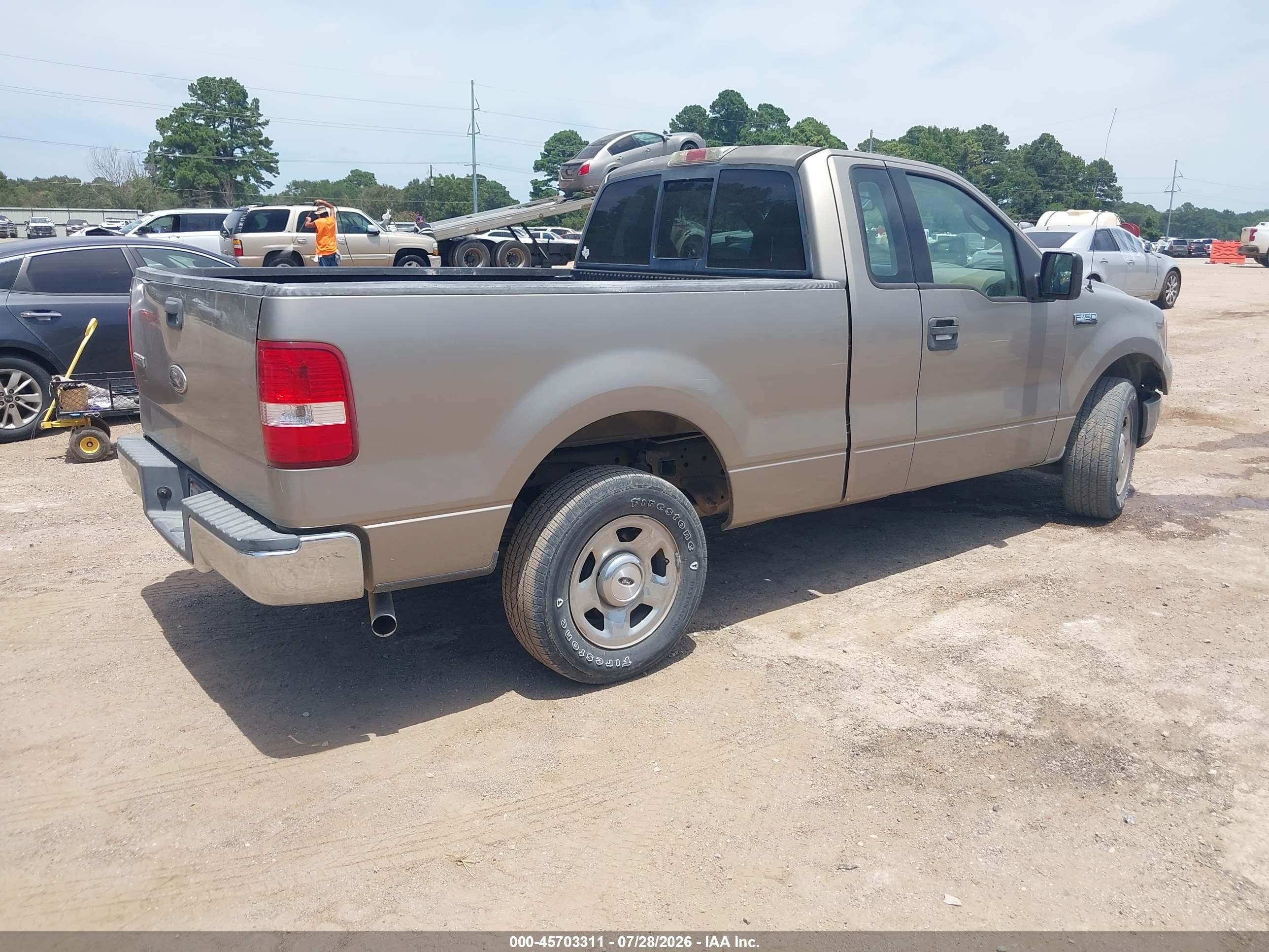2004 Ford F-150 Stx/xl/xlt Champagne vin: 1FTRF12W04NB12500