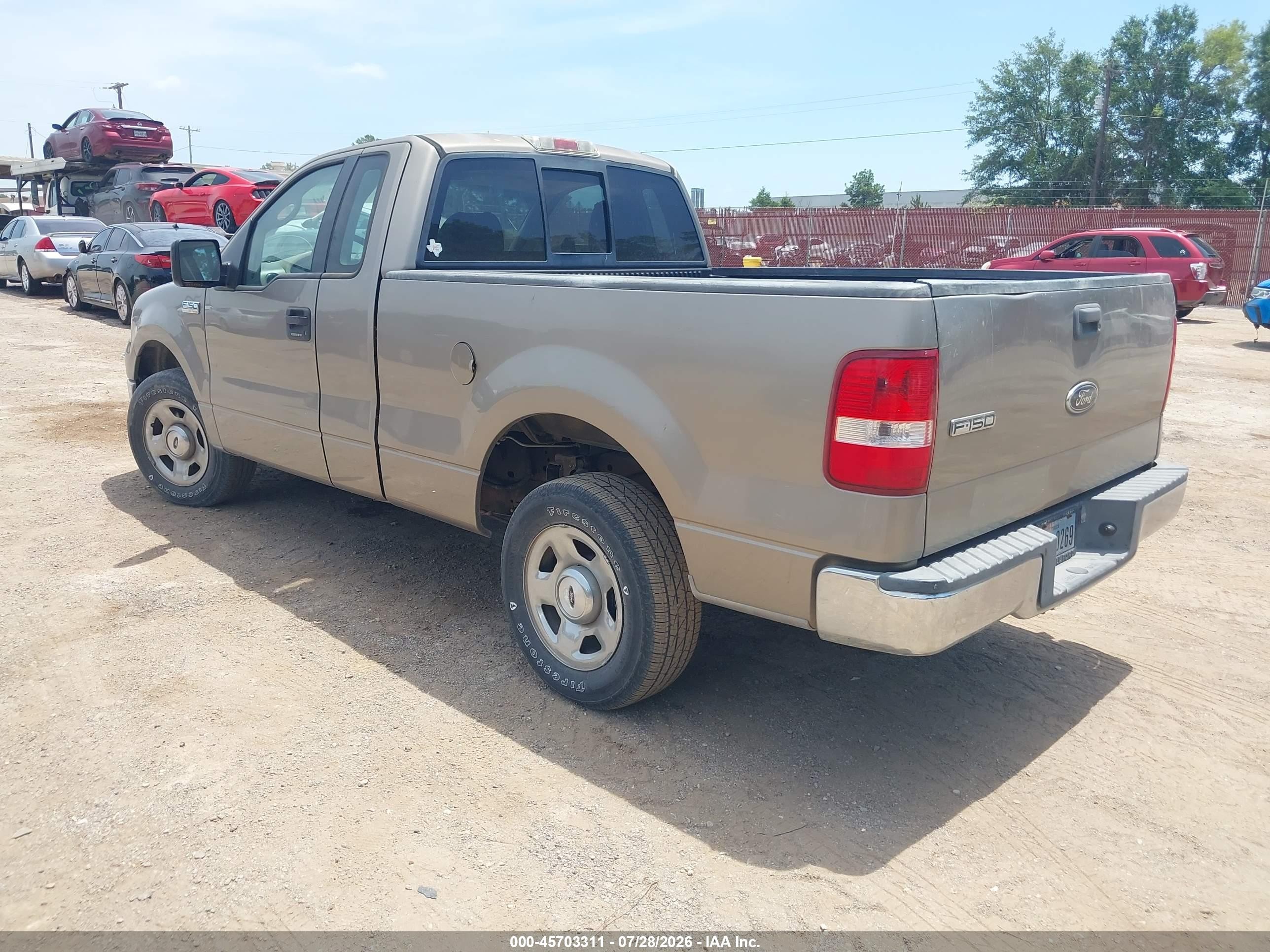 2004 Ford F-150 Stx/xl/xlt Champagne vin: 1FTRF12W04NB12500