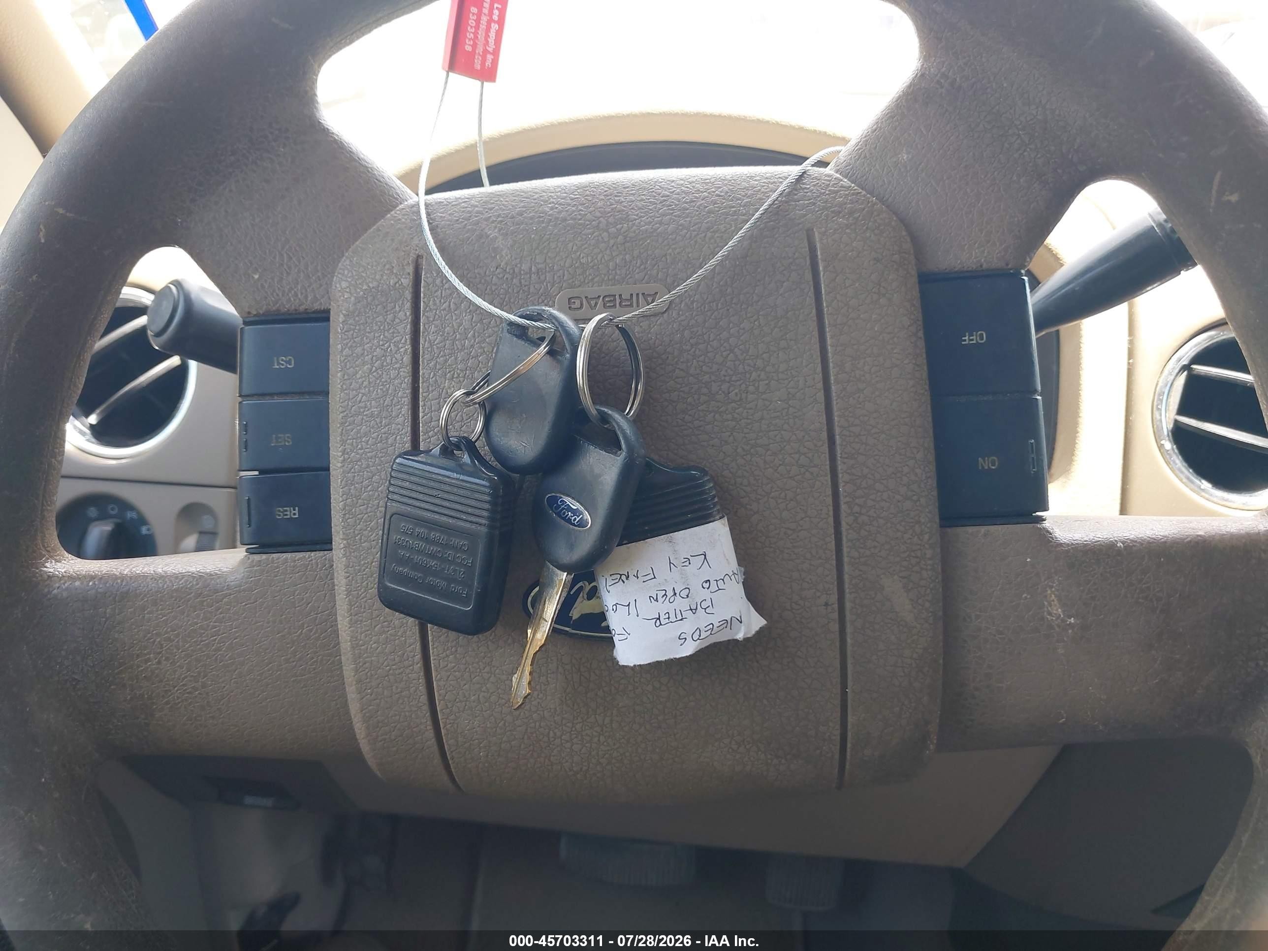 2004 Ford F-150 Stx/xl/xlt Champagne vin: 1FTRF12W04NB12500