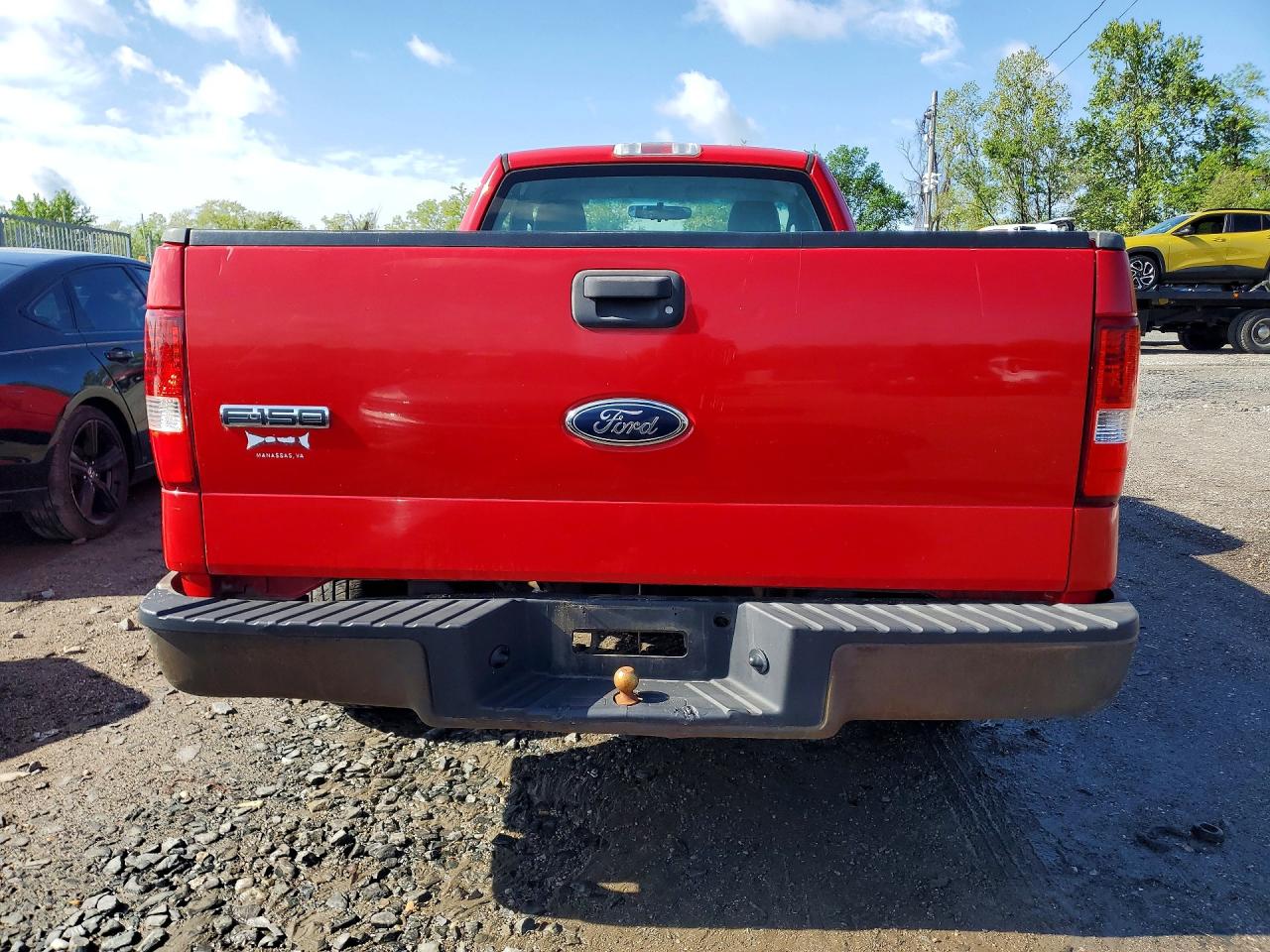 2005 Ford F150 Красный vin: 1FTRF12W05NA32275