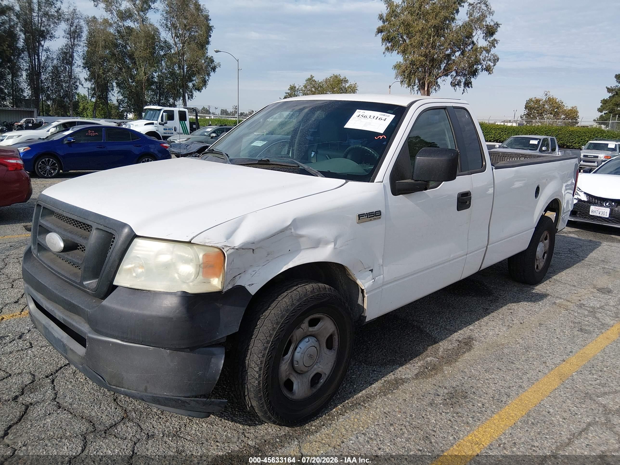 2006 Ford F-150 Stx/xl/xlt White vin: 1FTRF12W06KD28108
