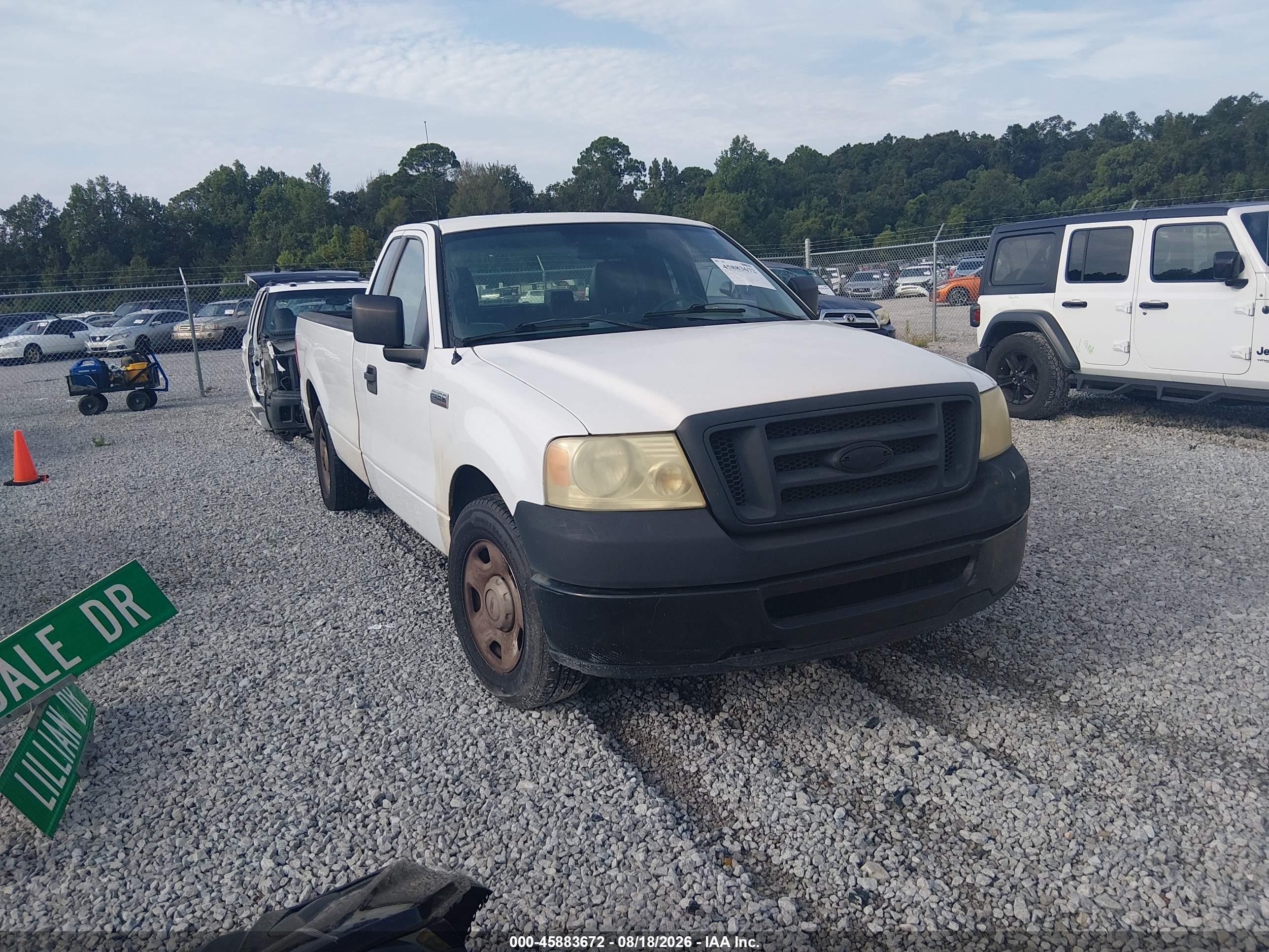 2006 Ford F-150 Stx/xl/xlt White vin: 1FTRF12W06NB62316