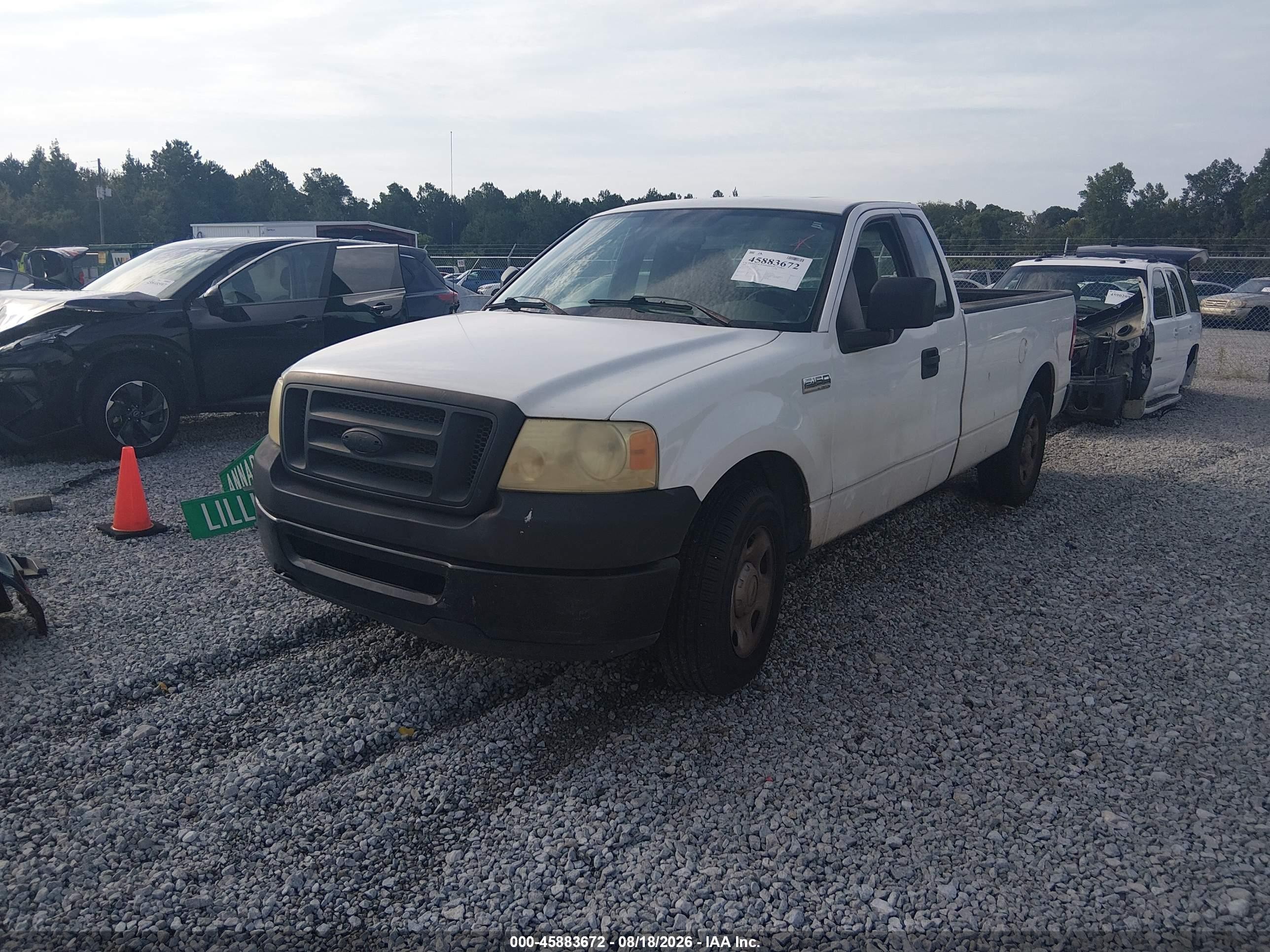 2006 Ford F-150 Stx/xl/xlt White vin: 1FTRF12W06NB62316