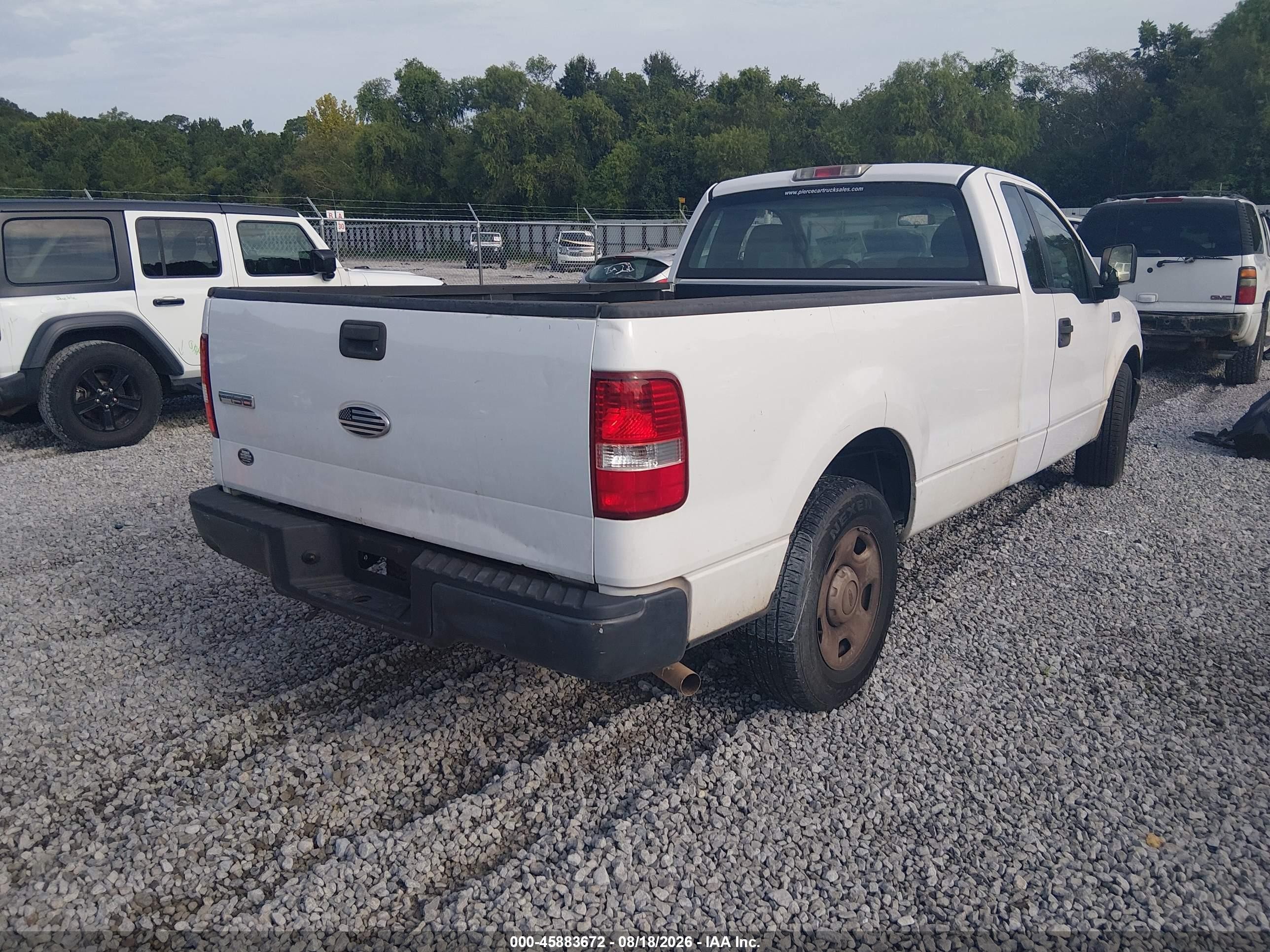 2006 Ford F-150 Stx/xl/xlt White vin: 1FTRF12W06NB62316