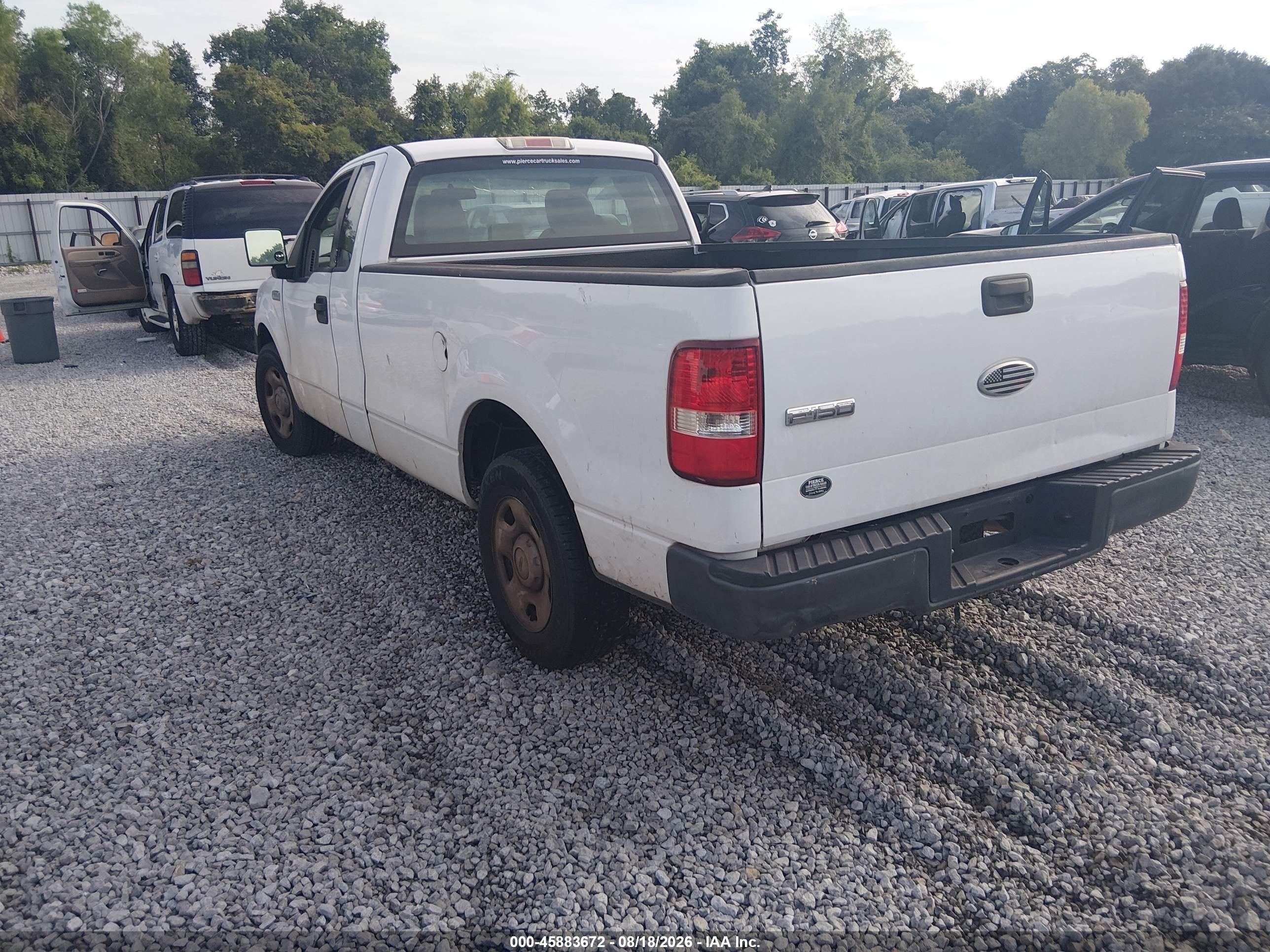 2006 Ford F-150 Stx/xl/xlt White vin: 1FTRF12W06NB62316