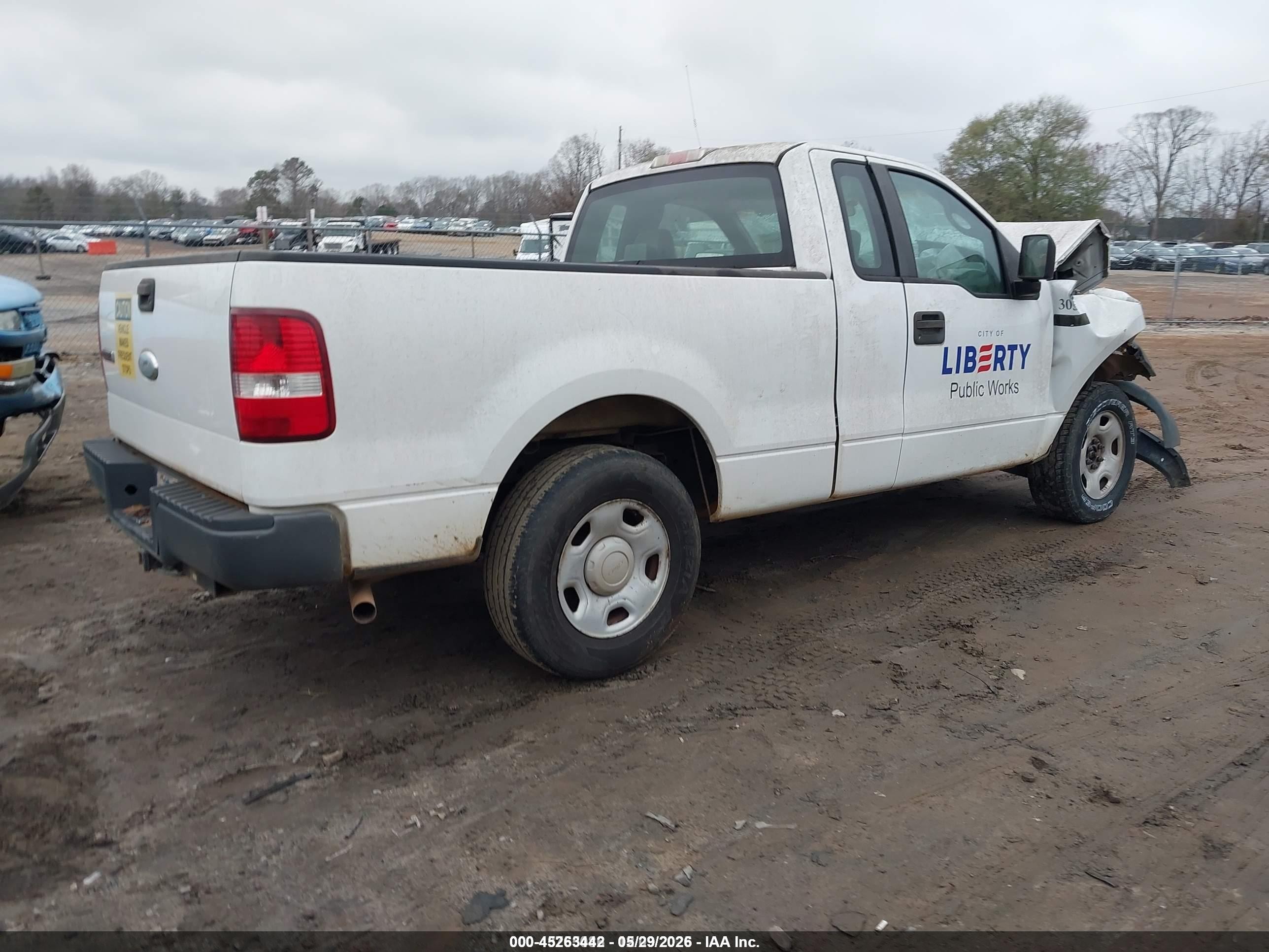 2007 Ford F-150 Stx/xl/xlt White vin: 1FTRF12W07NA12465