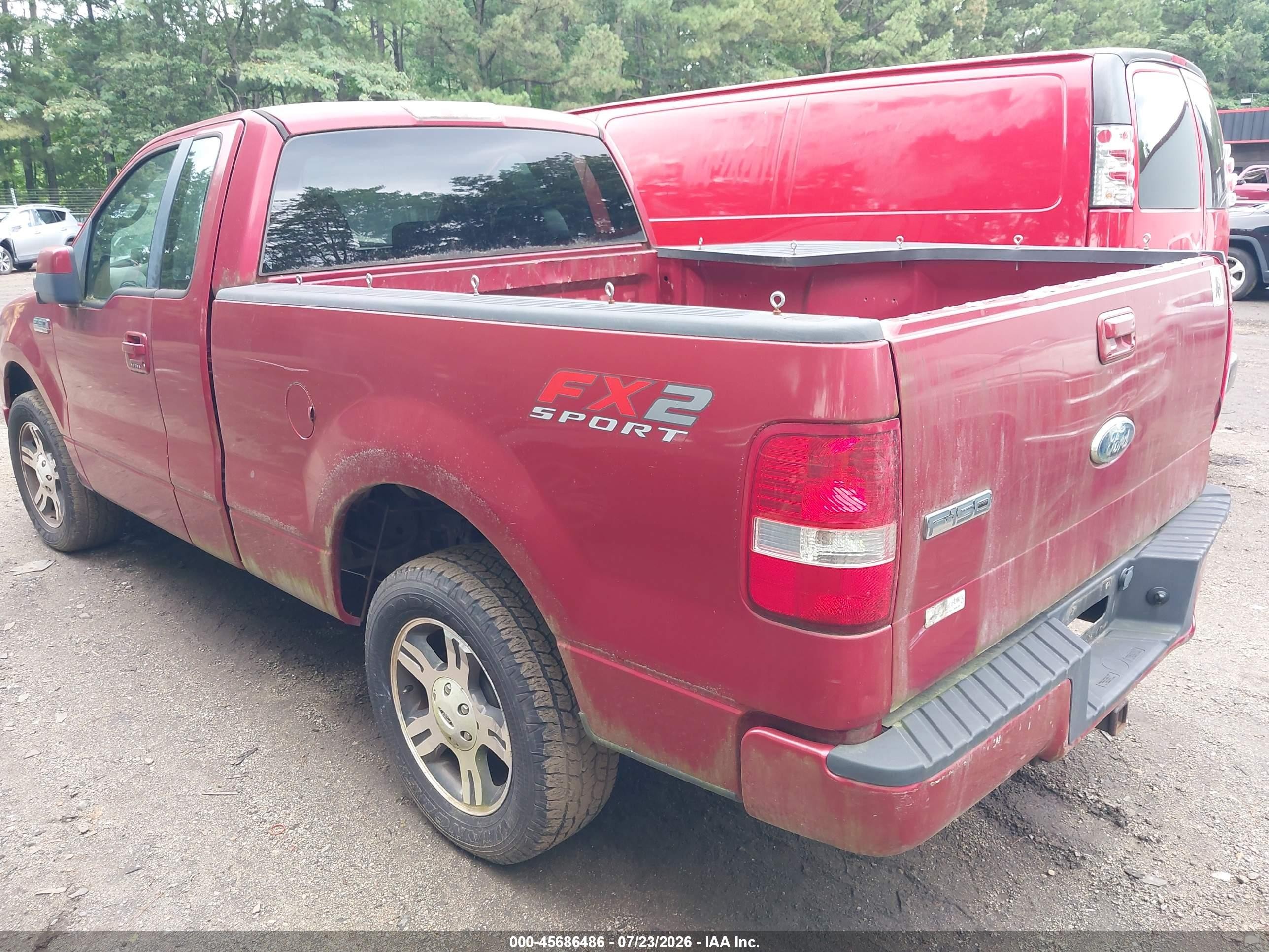 2008 Ford F-150 Fx2/stx/xl/xlt Maroon vin: 1FTRF12W08KD17130