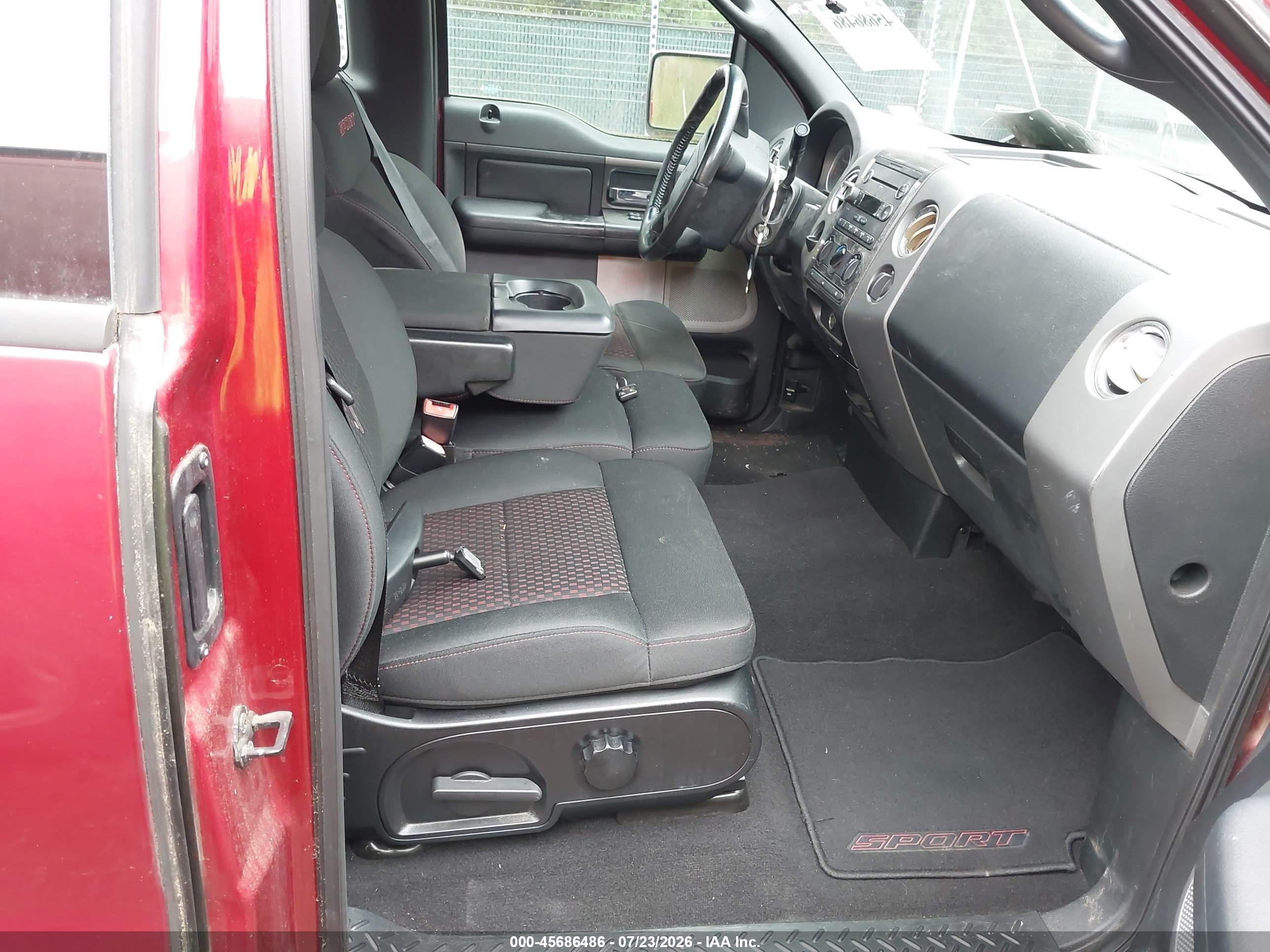 2008 Ford F-150 Fx2/stx/xl/xlt Maroon vin: 1FTRF12W08KD17130