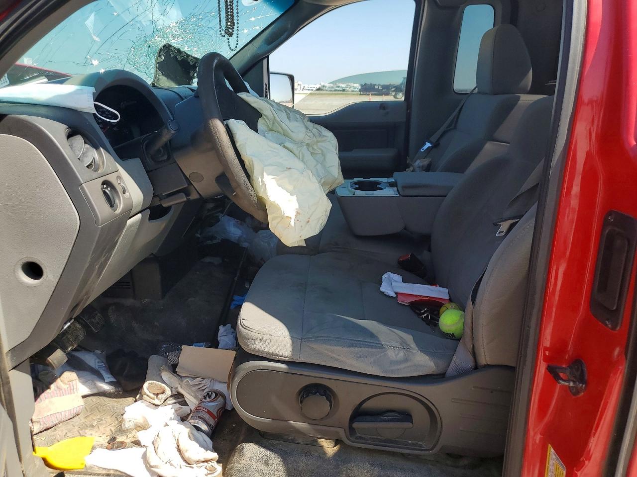 2008 Ford F150 Red vin: 1FTRF12W08KD47003