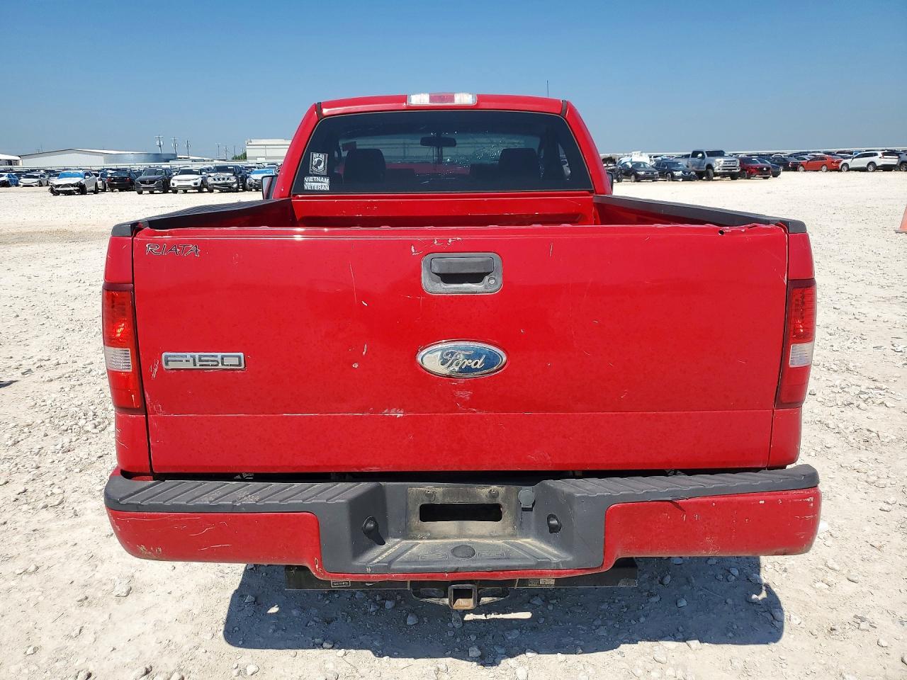 2008 Ford F150 Red vin: 1FTRF12W08KD47003