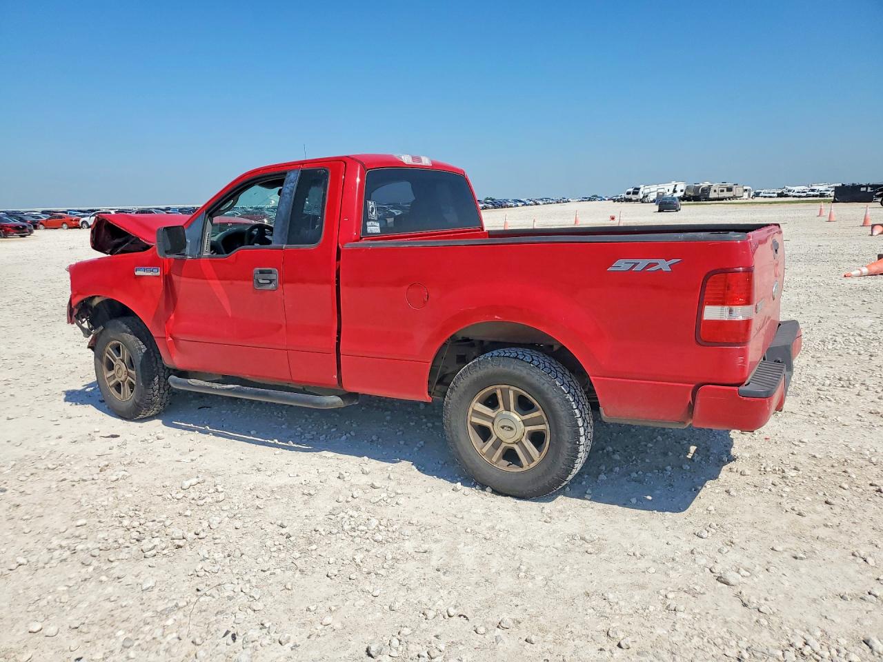 2008 Ford F150 Red vin: 1FTRF12W08KD47003