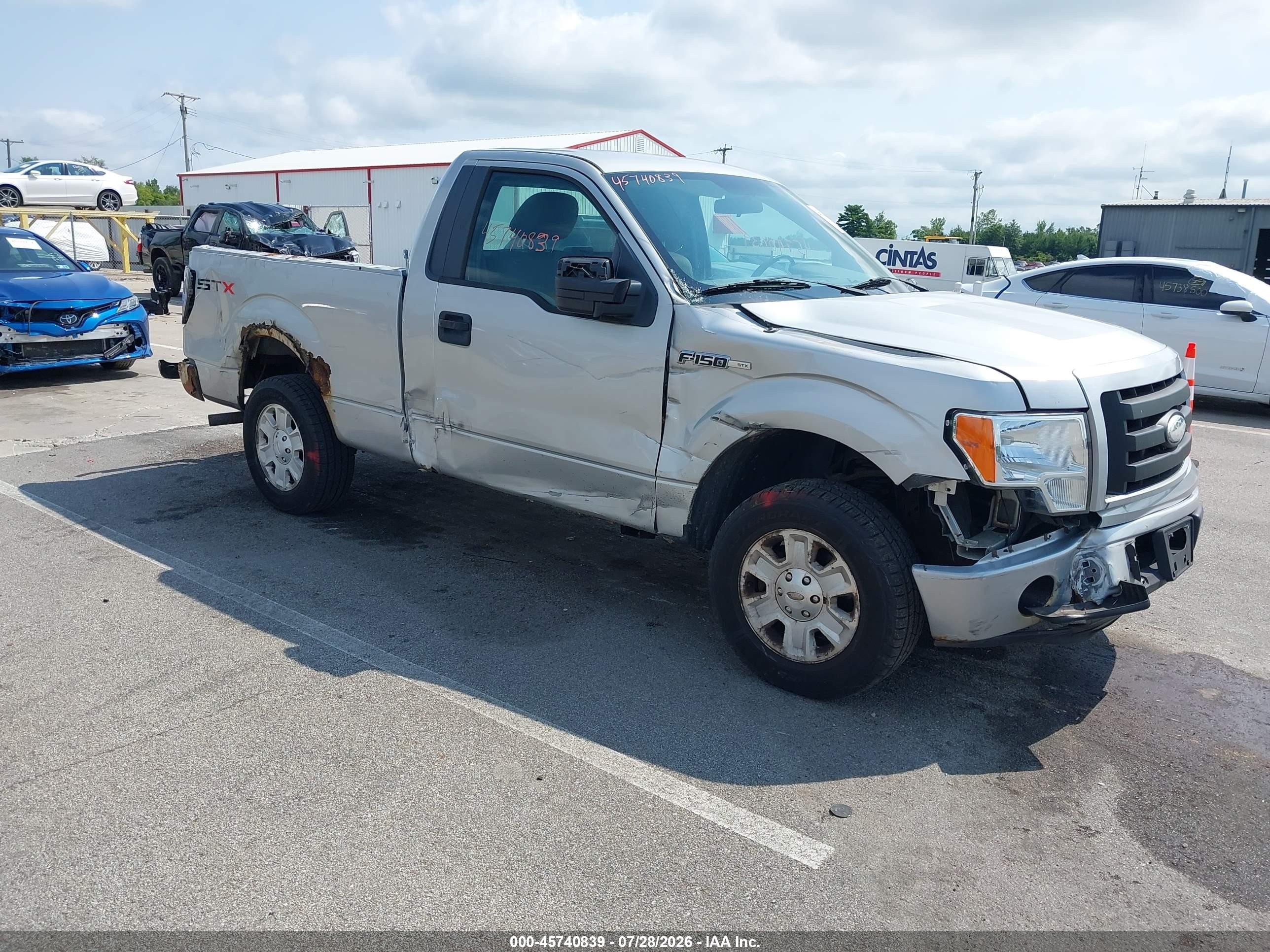 2009 Ford F-150 Stx/xl/xl W/midbox Prep/xlt/xlt W/midbox Prep Silver vin: 1FTRF12W09KC07163