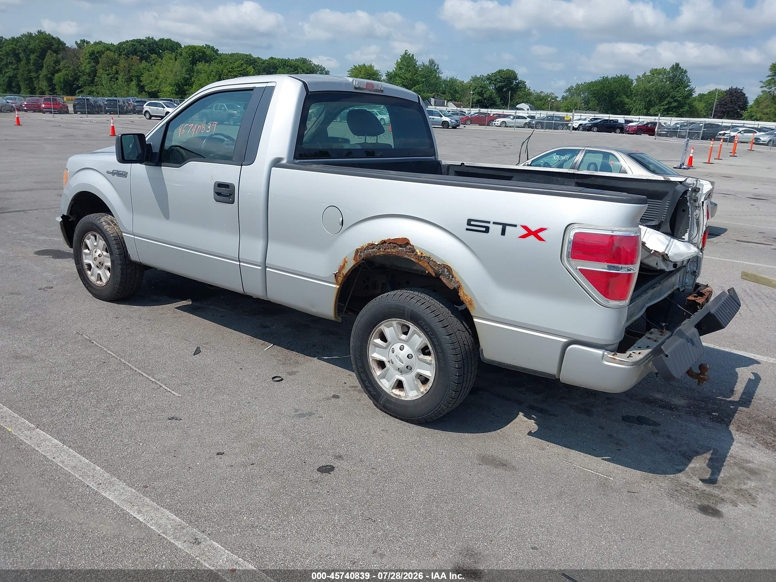 2009 Ford F-150 Stx/xl/xl W/midbox Prep/xlt/xlt W/midbox Prep Silver vin: 1FTRF12W09KC07163