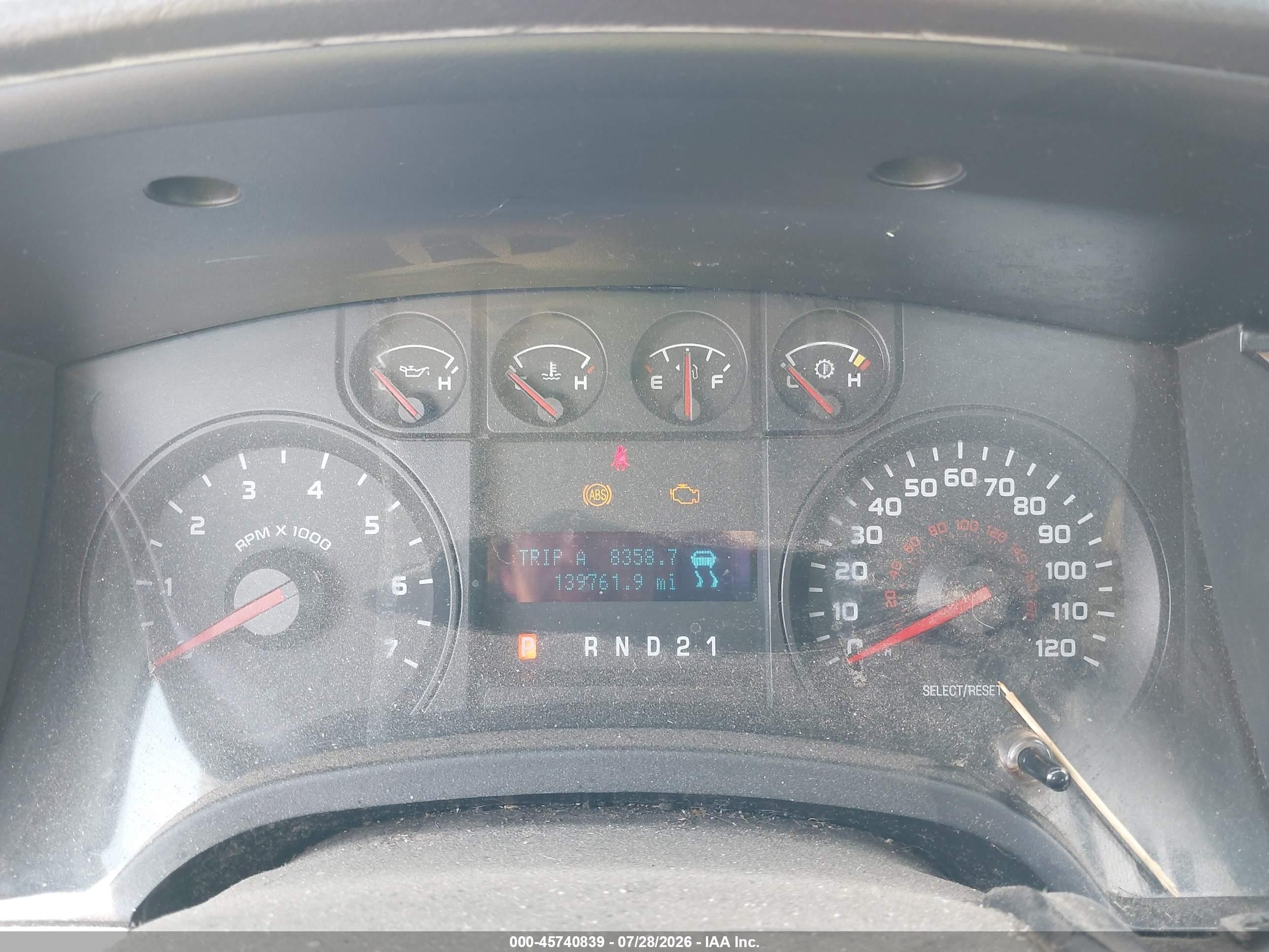 2009 Ford F-150 Stx/xl/xl W/midbox Prep/xlt/xlt W/midbox Prep Silver vin: 1FTRF12W09KC07163