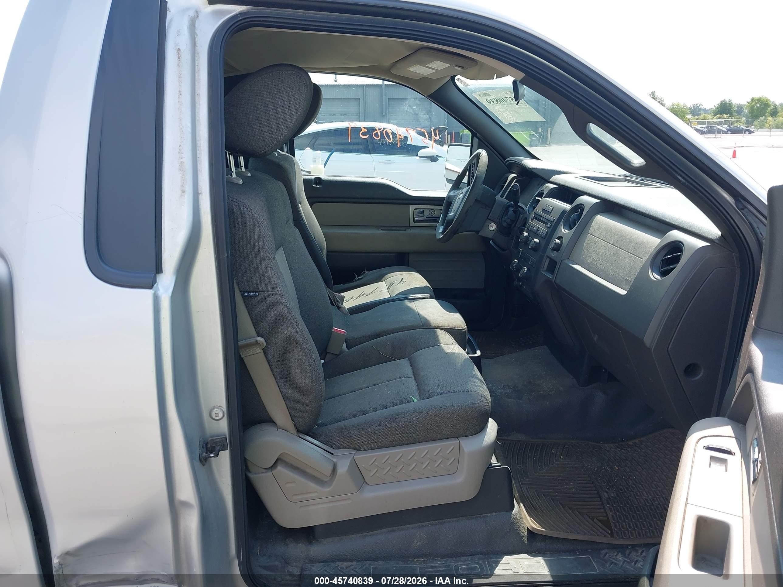 2009 Ford F-150 Stx/xl/xl W/midbox Prep/xlt/xlt W/midbox Prep Silver vin: 1FTRF12W09KC07163
