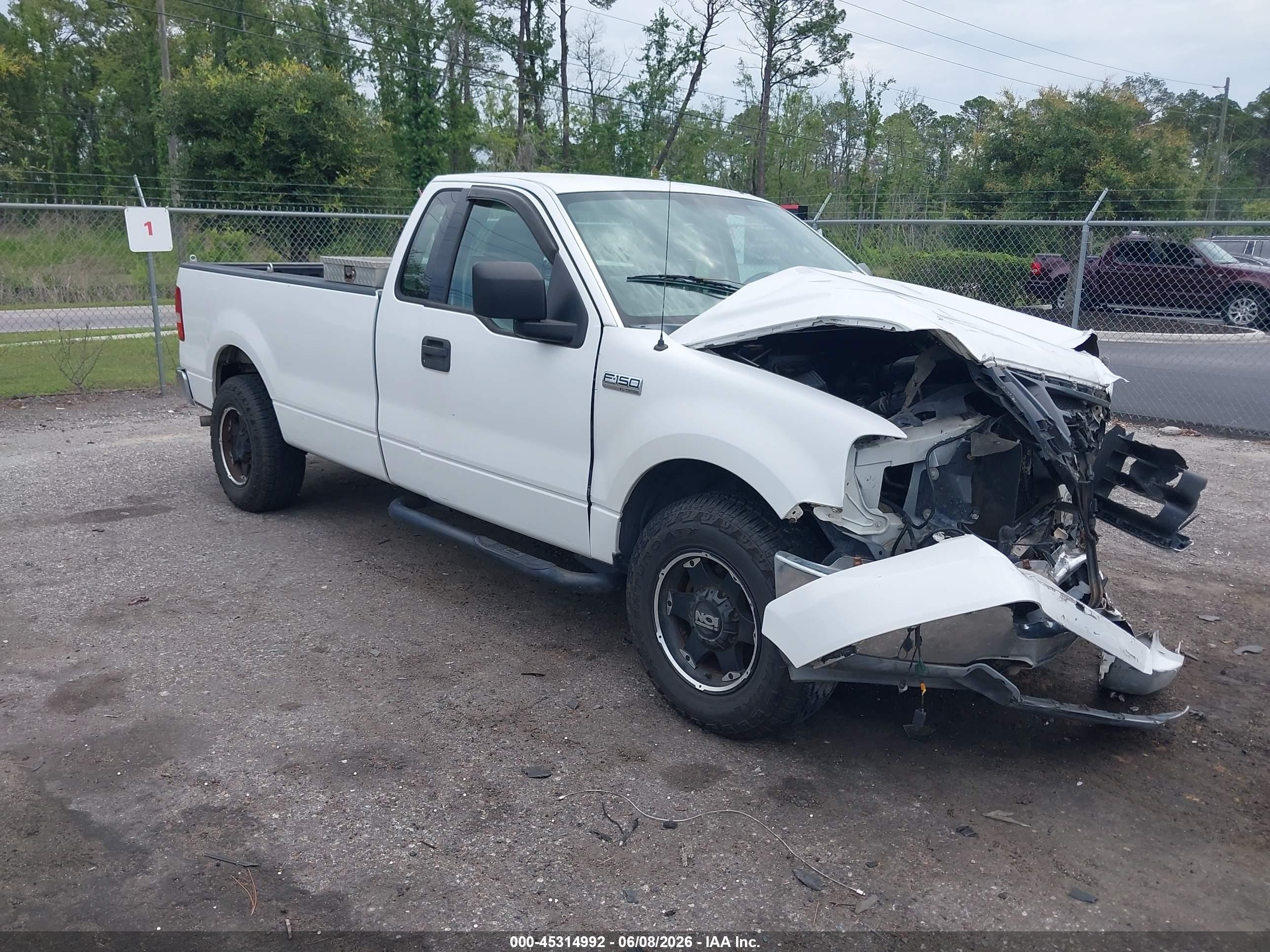 2004 Ford F-150 Stx/xl/xlt White vin: 1FTRF12W14NA52162