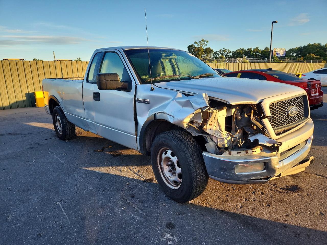 2004 Ford F150 Silver vin: 1FTRF12W14NB13199