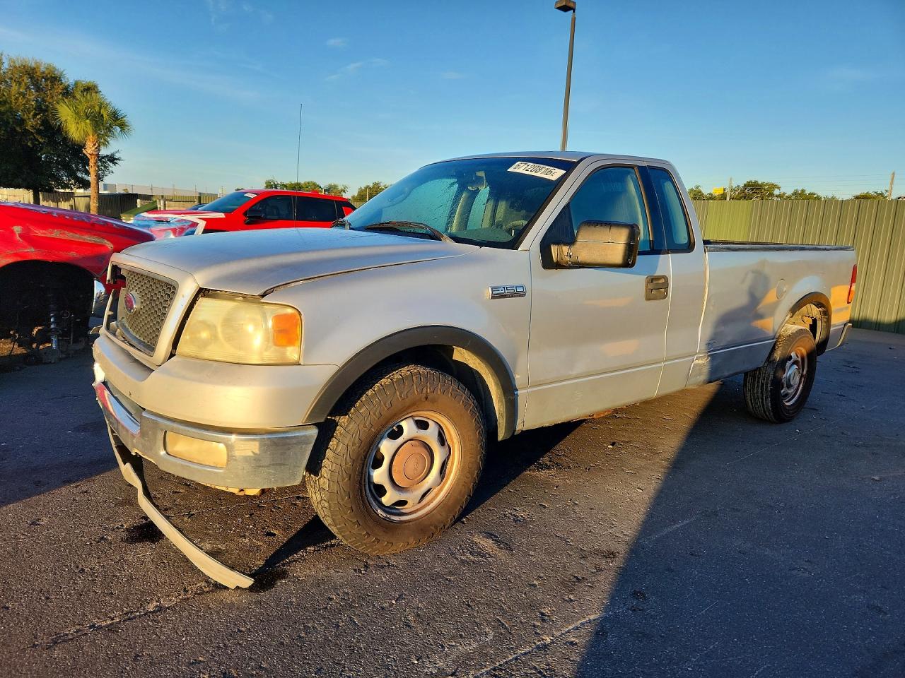 2004 Ford F150 Silver vin: 1FTRF12W14NB13199