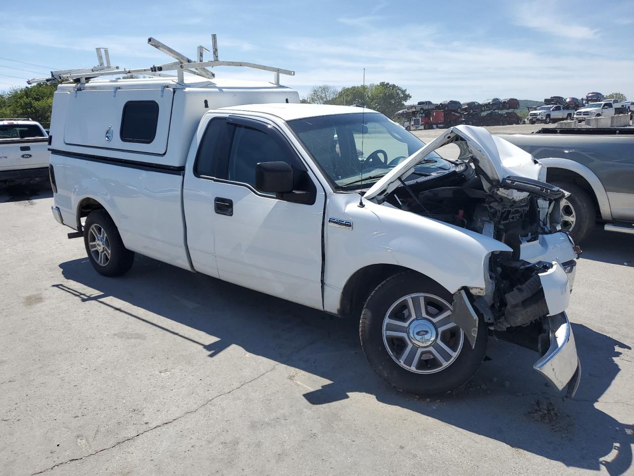 2004 Ford F150 White vin: 1FTRF12W14NB20508