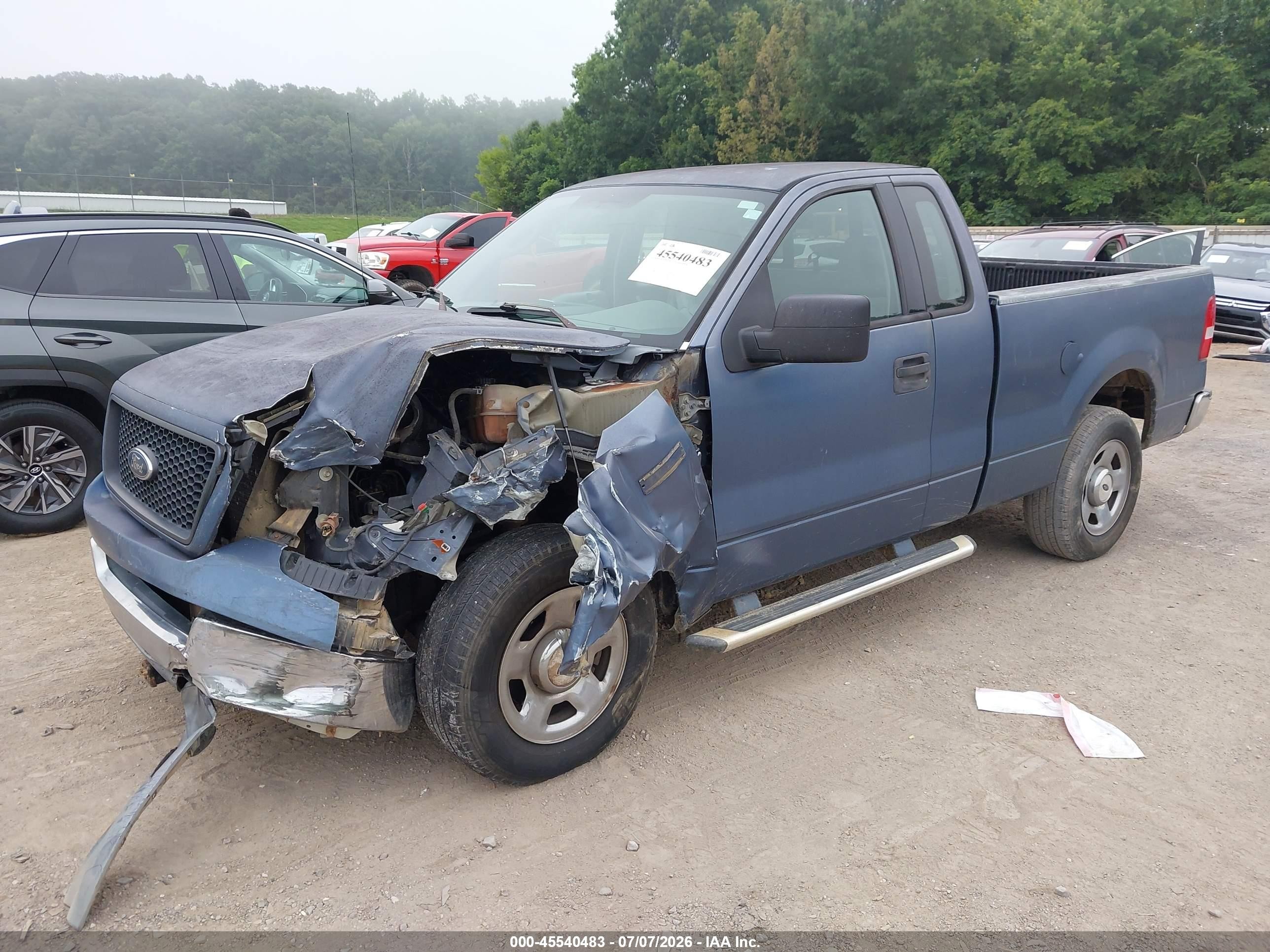 2004 Ford F-150 Stx/xl/xlt Синий vin: 1FTRF12W14NC21029