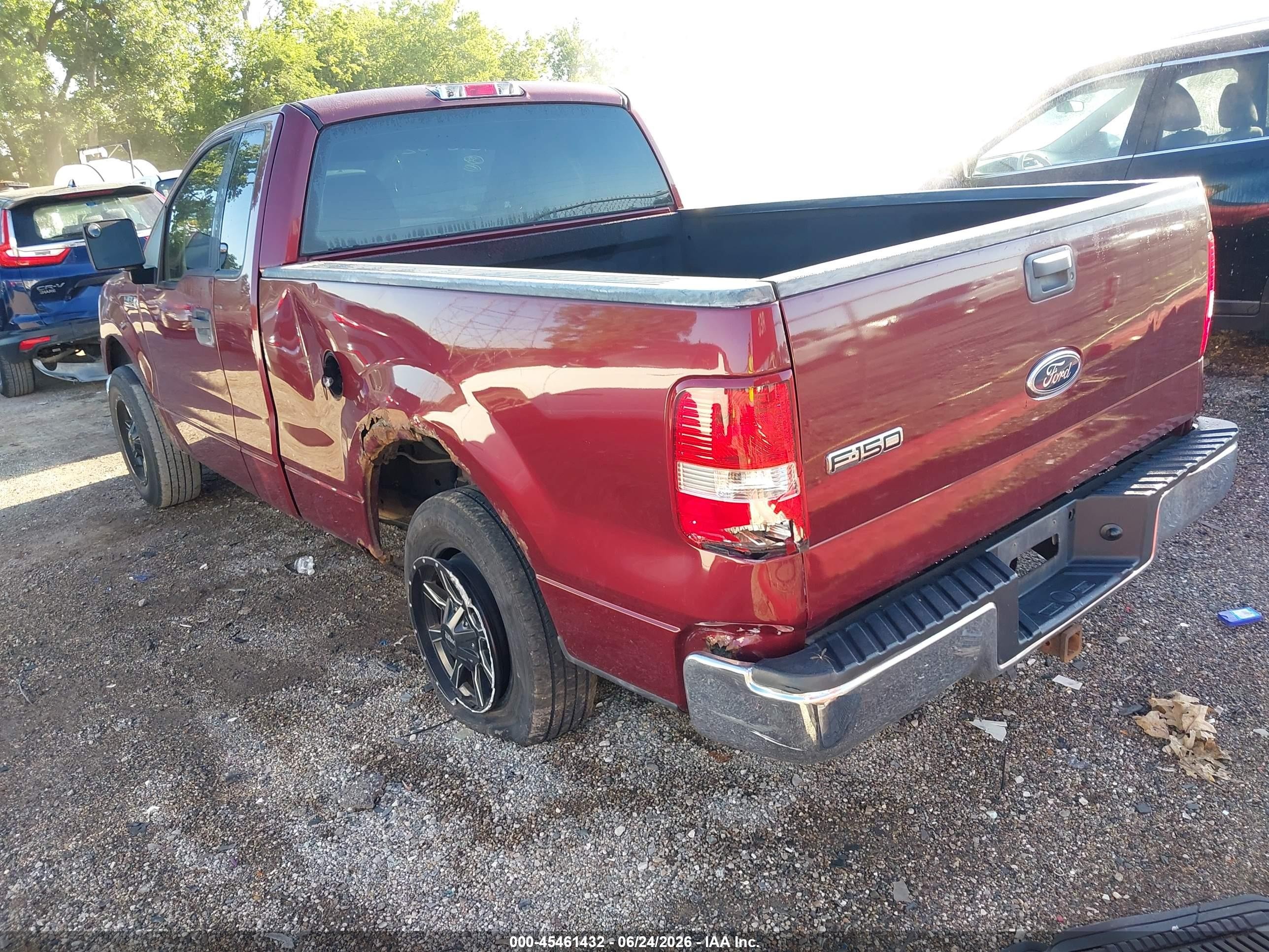 2004 Ford F-150 Stx/xl/xlt Бордовый vin: 1FTRF12W14NC39708