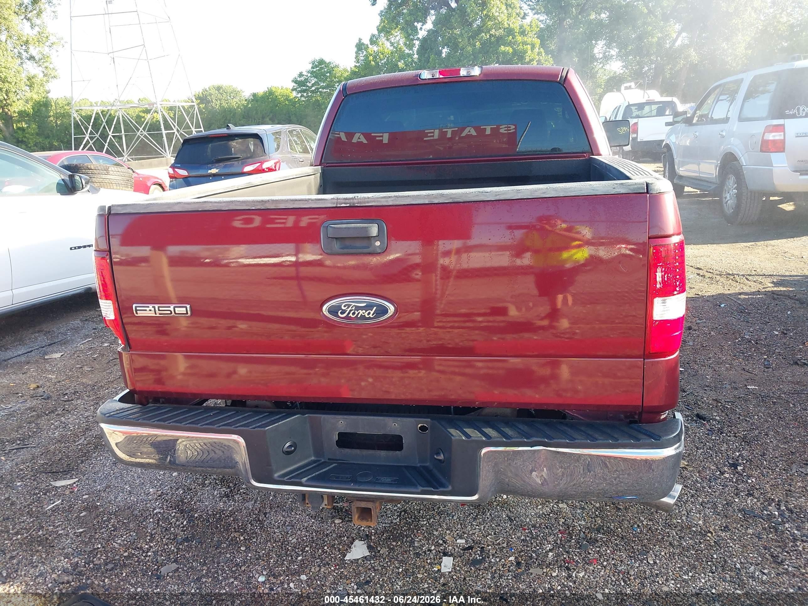 2004 Ford F-150 Stx/xl/xlt Бордовый vin: 1FTRF12W14NC39708