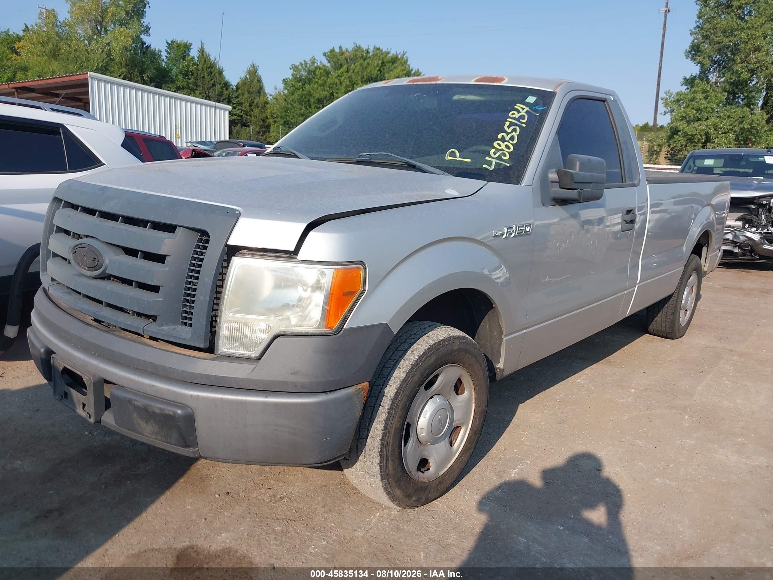 2009 Ford F-150 Stx/xl/xl W/midbox Prep/xlt/xlt W/midbox Prep Silver vin: 1FTRF12W19KB98036