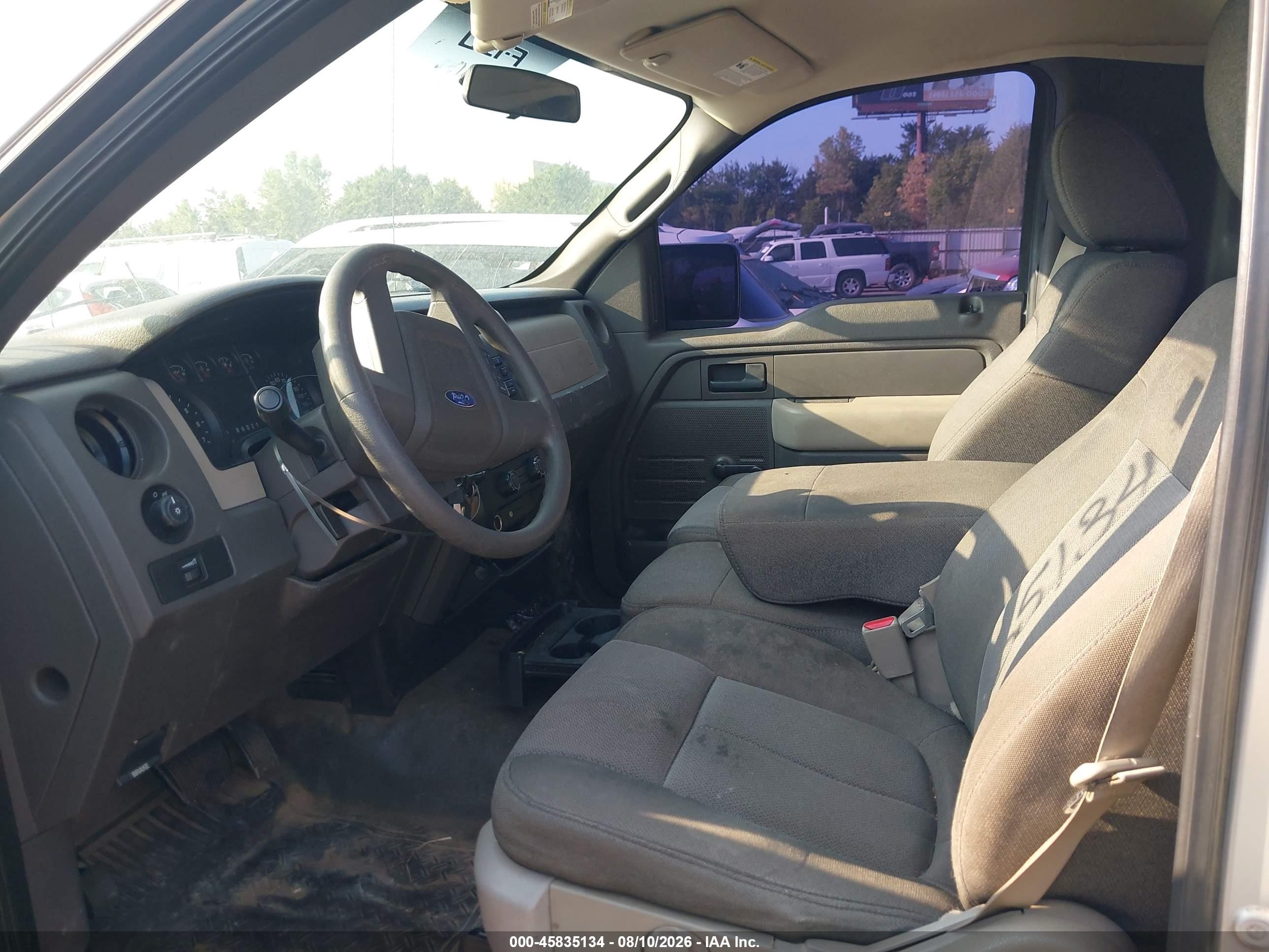 2009 Ford F-150 Stx/xl/xl W/midbox Prep/xlt/xlt W/midbox Prep Silver vin: 1FTRF12W19KB98036