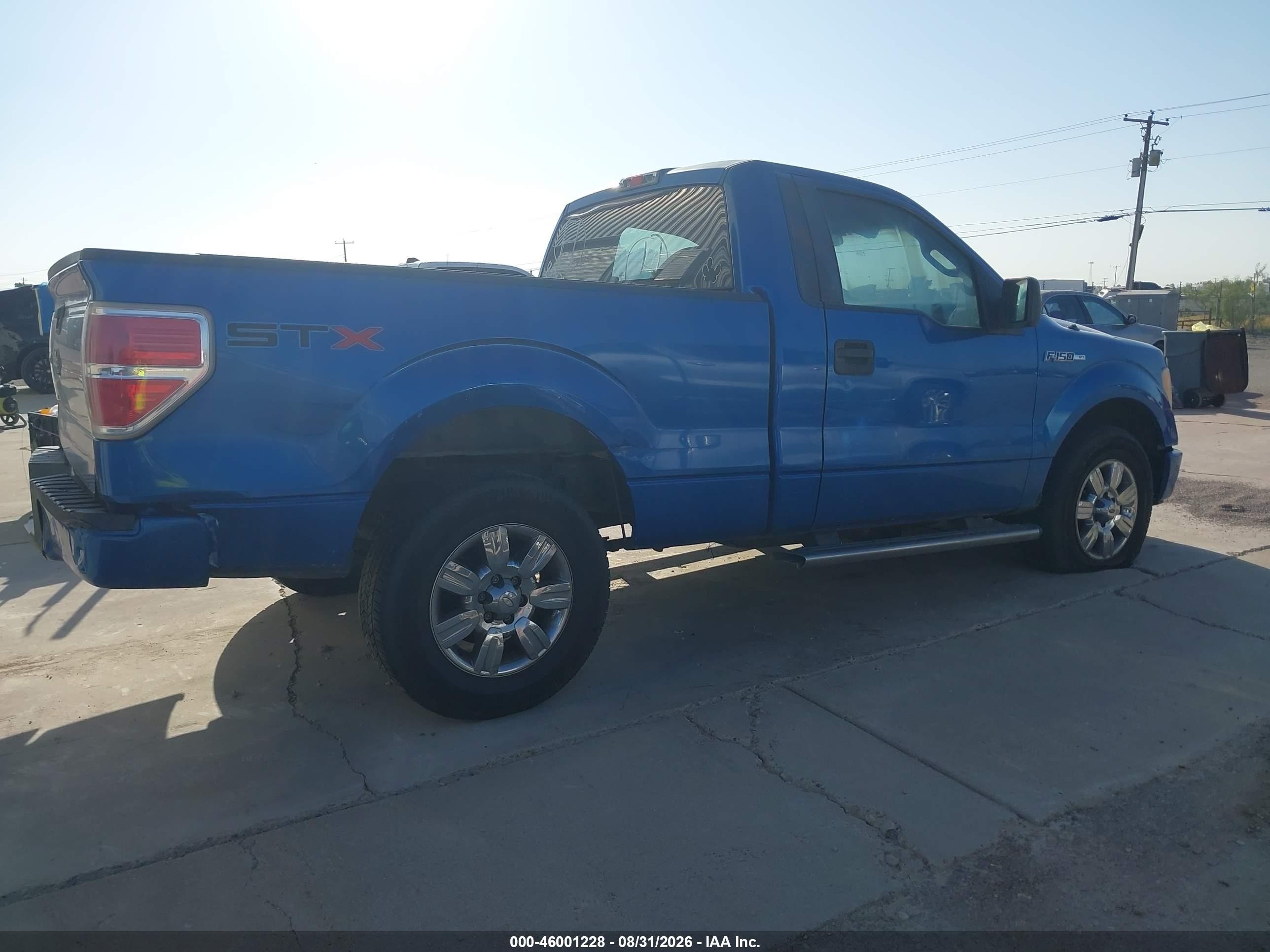 2009 Ford F-150 Stx/xl/xlt Blue vin: 1FTRF12W19KB98229