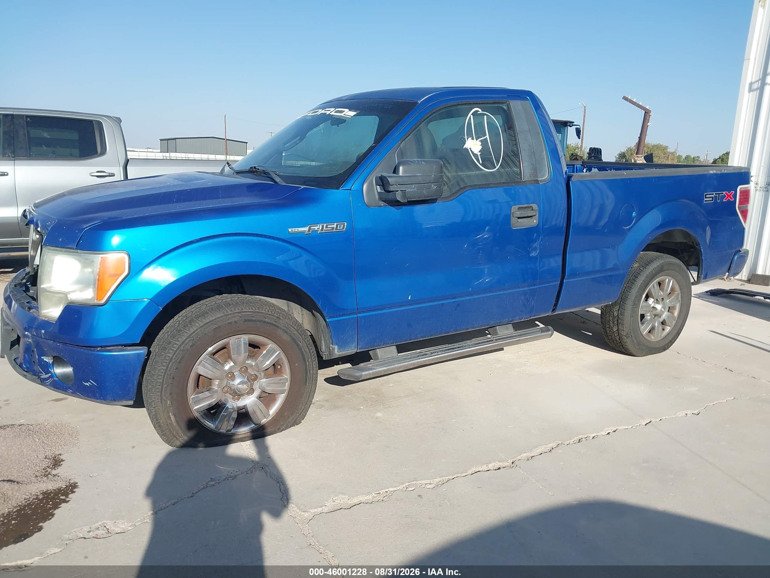 2009 Ford F-150 Stx/xl/xlt Blue vin: 1FTRF12W19KB98229
