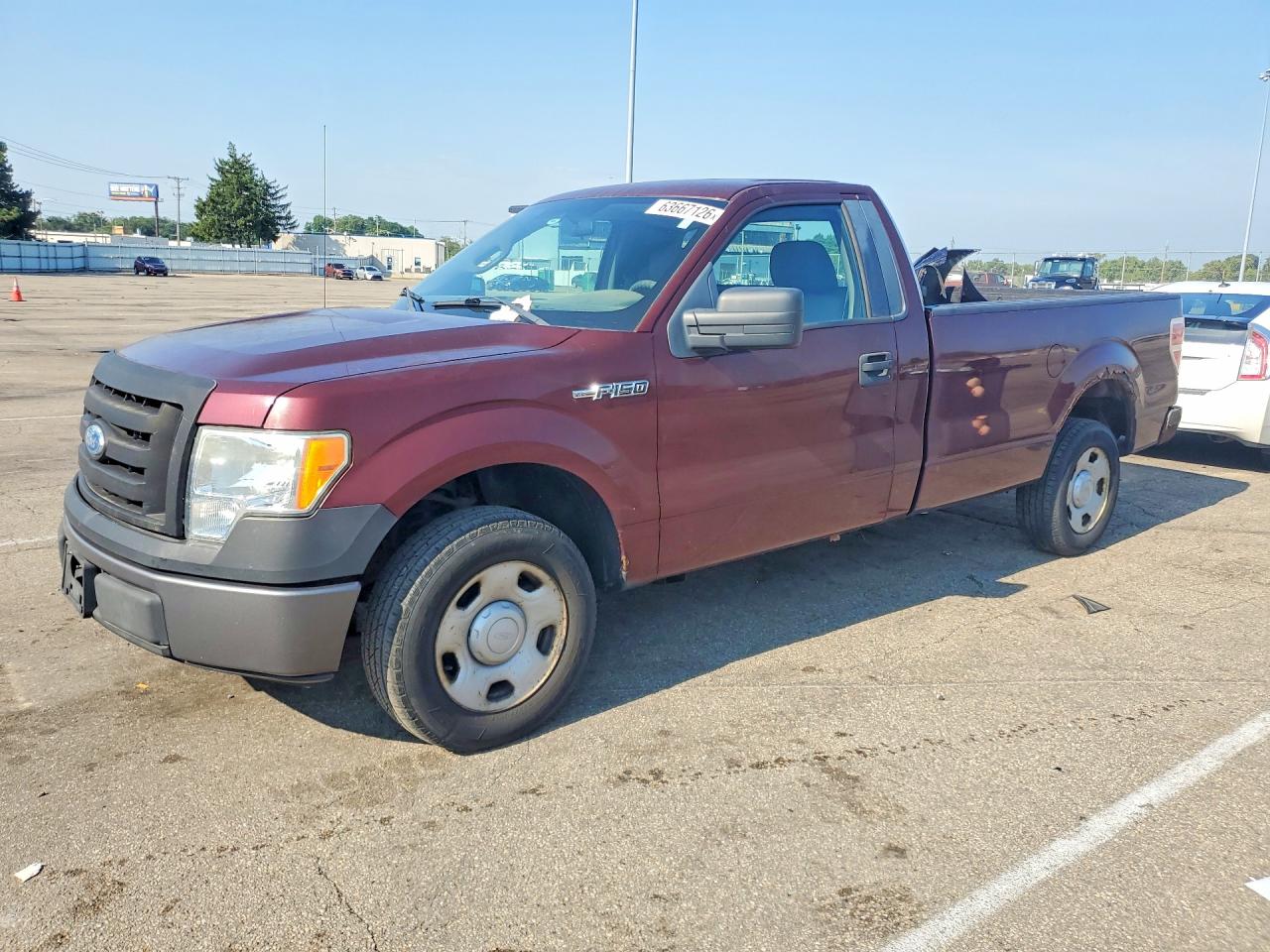 2009 Ford F150 Burgundy vin: 1FTRF12W19KC07012