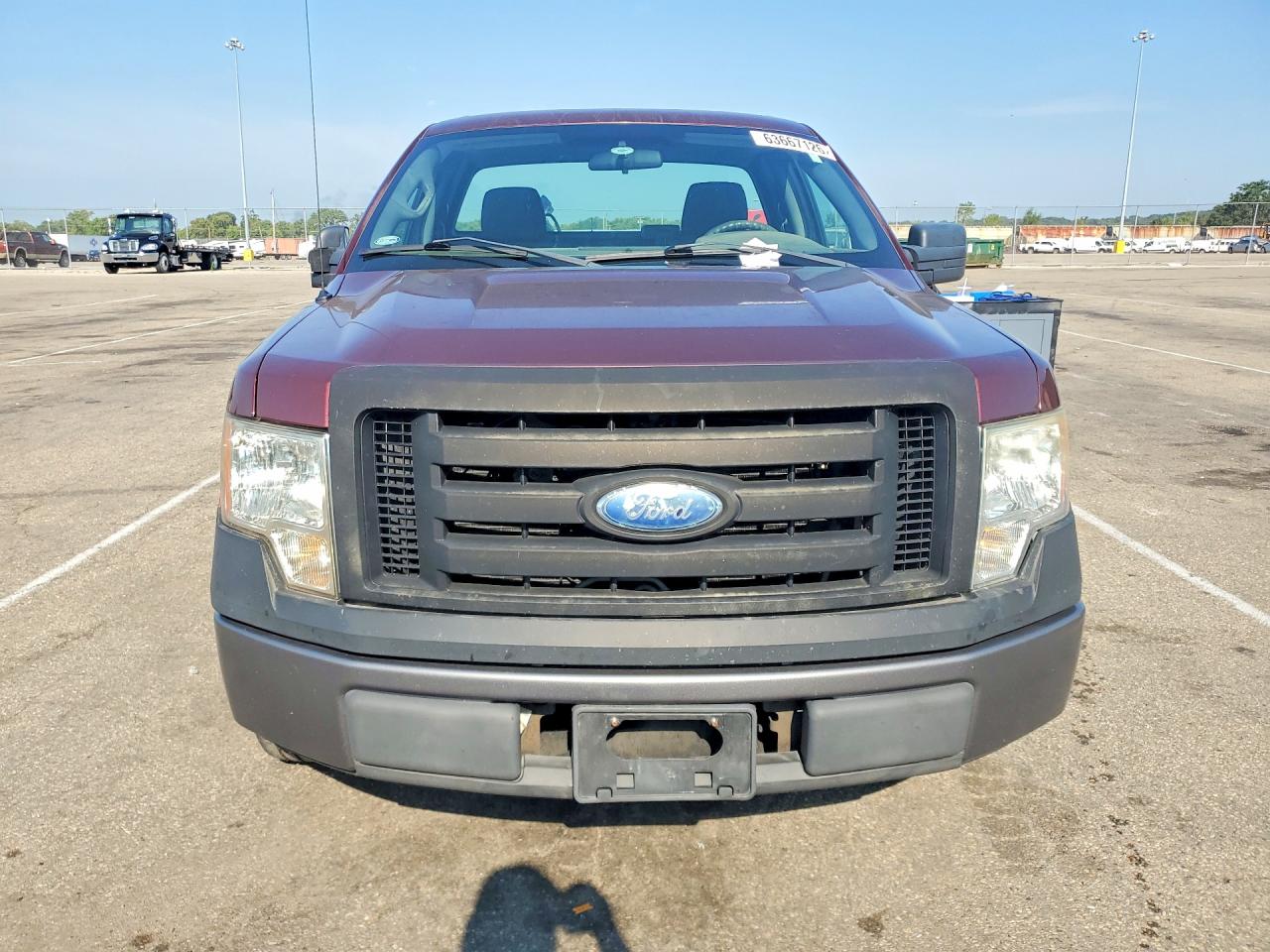 2009 Ford F150 Burgundy vin: 1FTRF12W19KC07012